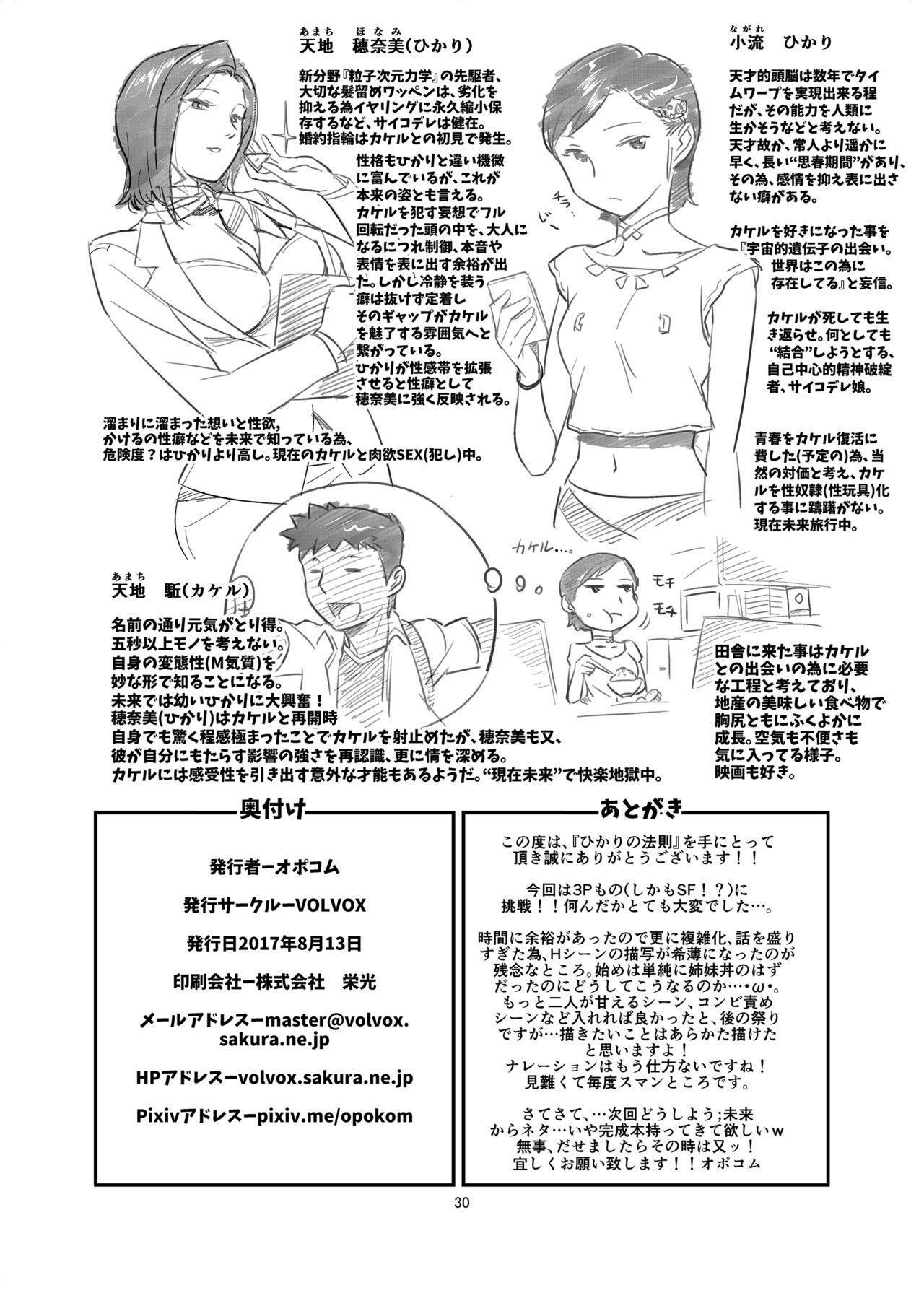 Roludo Hikari no Housoku Amateur Blow Job - Page 30