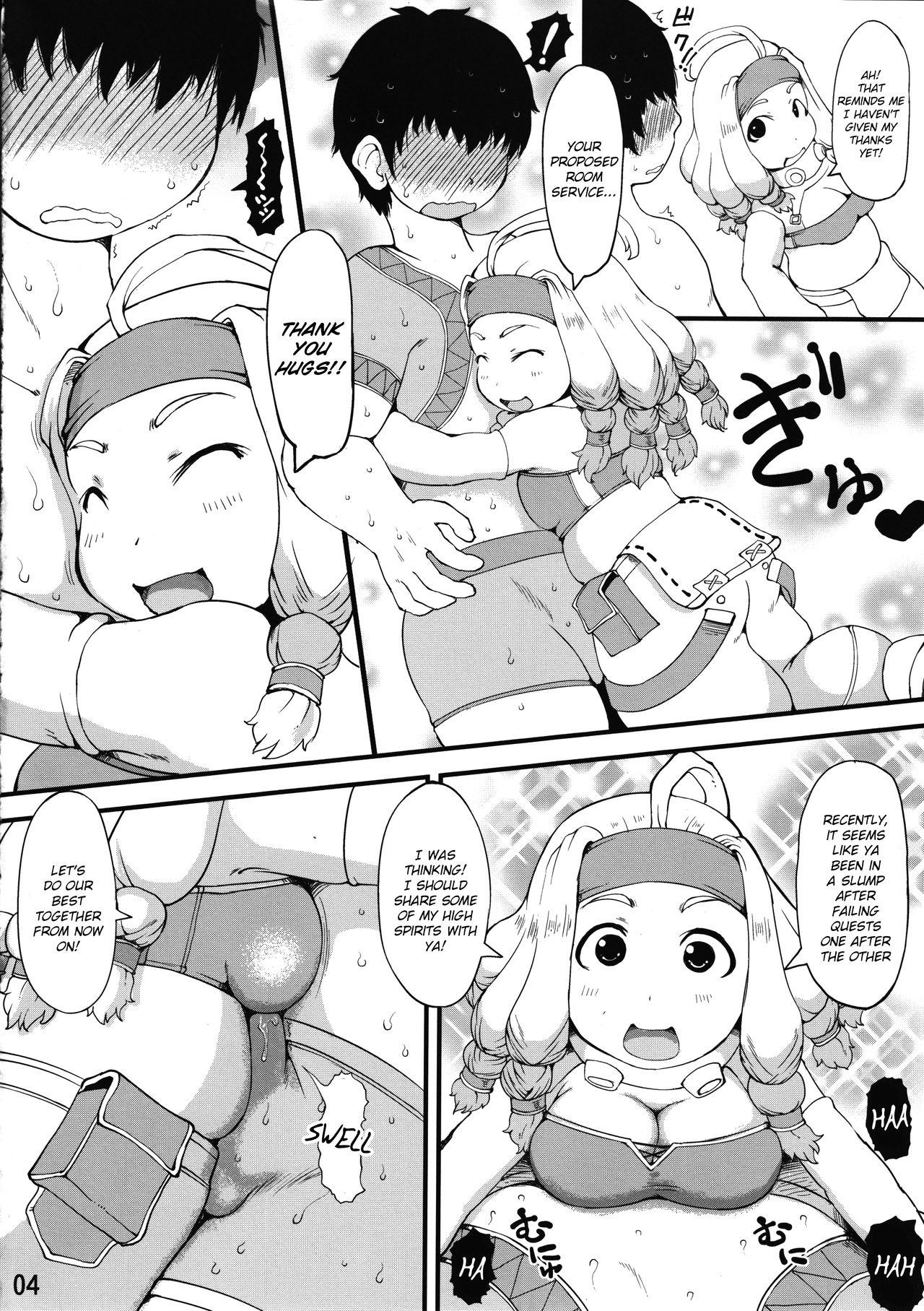 Anal Play Kakouya-chan wa Naitenai! - Monster hunter Cuzinho - Page 3