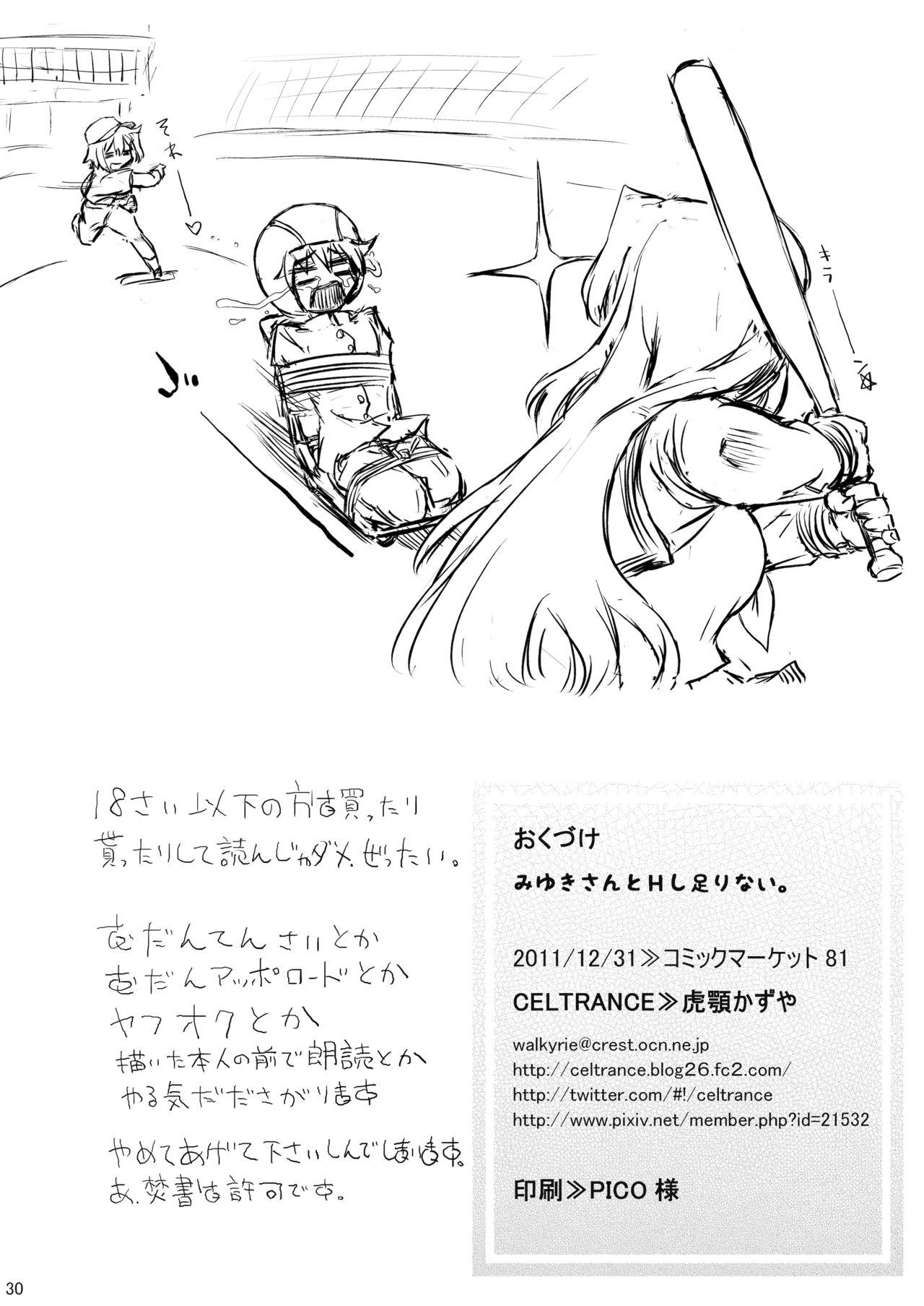 Coroa Miyuki-san to H Shitarinai. - Lucky star Bbc - Page 29