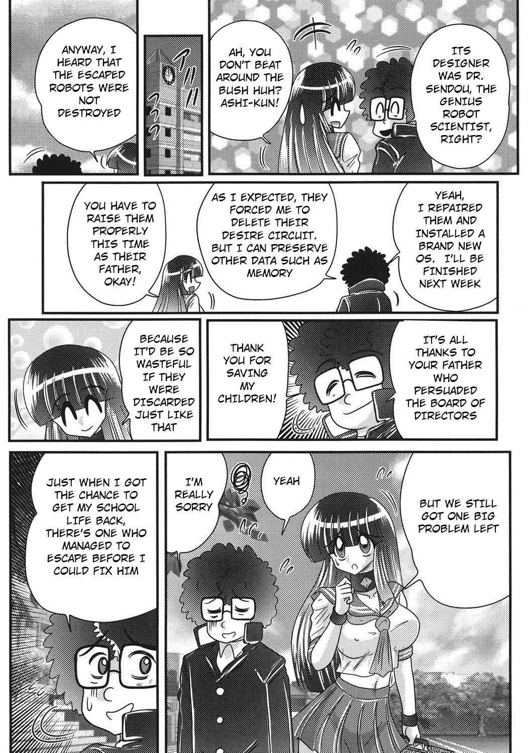 Mom Sailor Fuku ni Chiren Robo Yokubou Kairo | Sailor uniform girl and the perverted robot Ch. 6 Licking - Page 2
