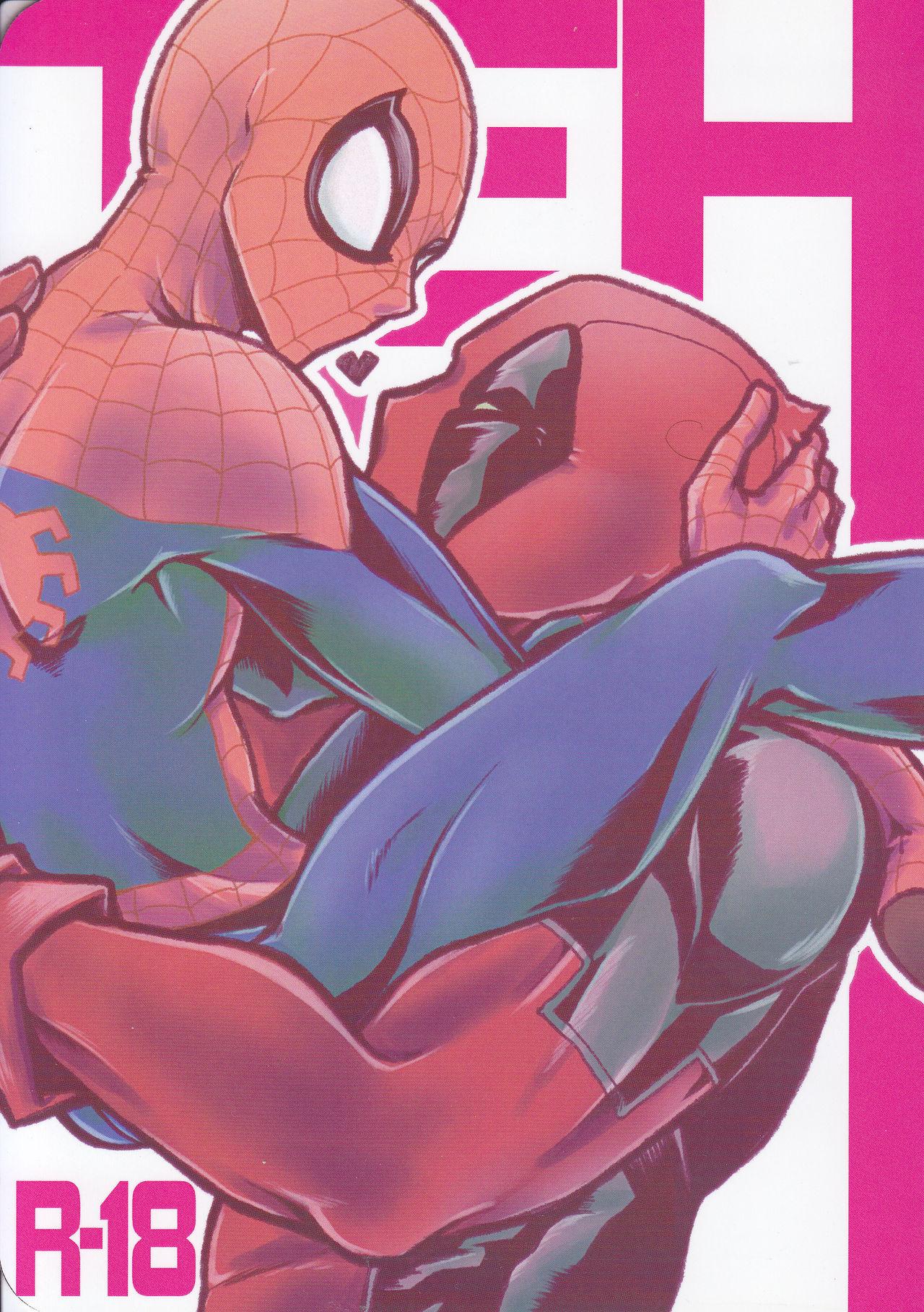 Gay Kissing TEH - Spider-man Titty Fuck - Page 1