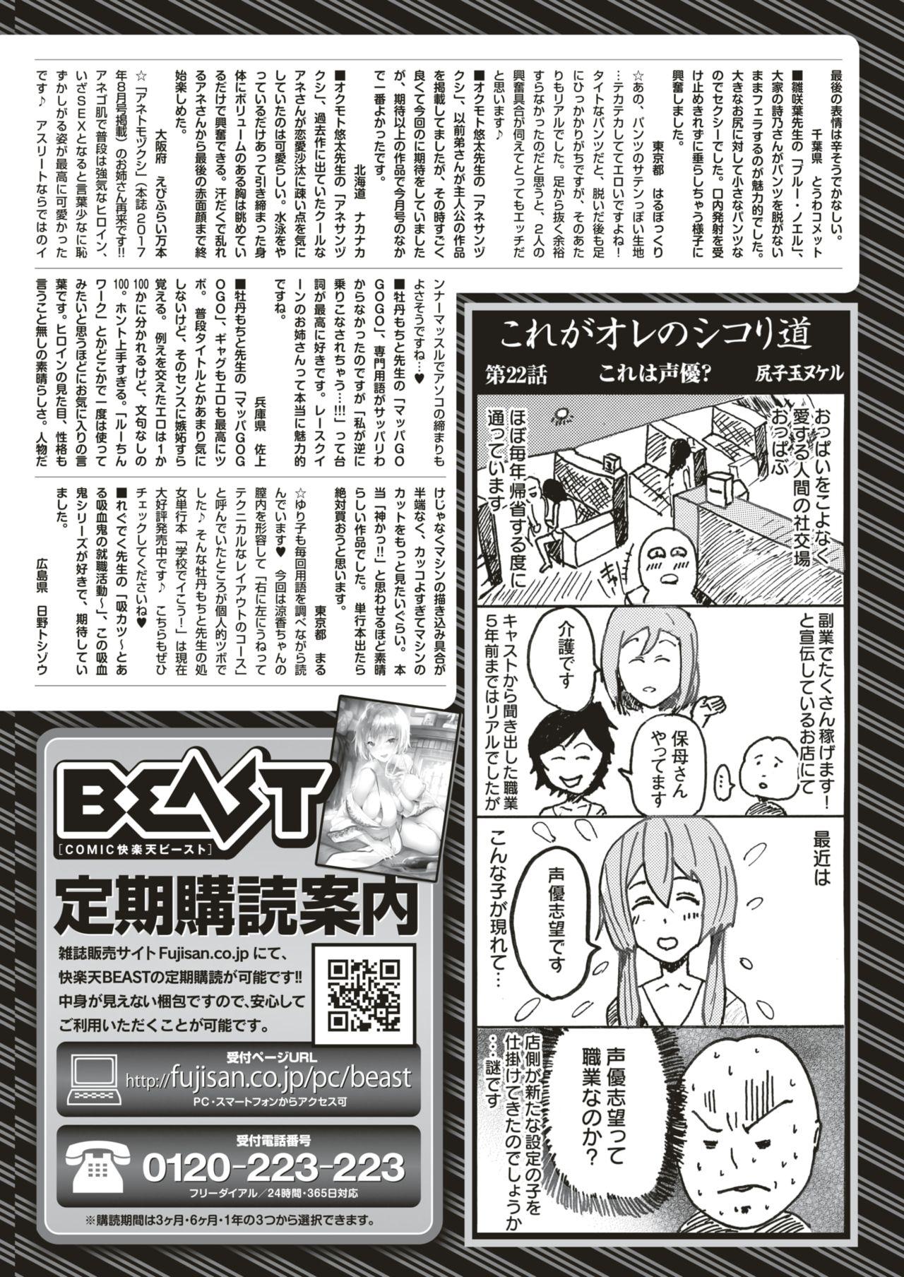 COMIC Kairakuten BEAST 2018-02 288