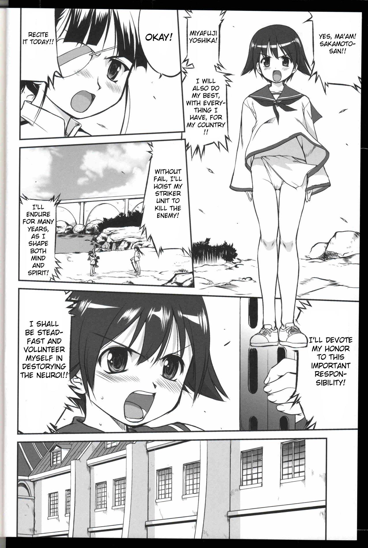 Strip (C75) [Takotsuboya (TK)] Witch-tachi no No-Pantsu - Witches' No Panties (Strike Witches) [English] [CGrascal] - Strike witches Gay Baitbus - Page 5