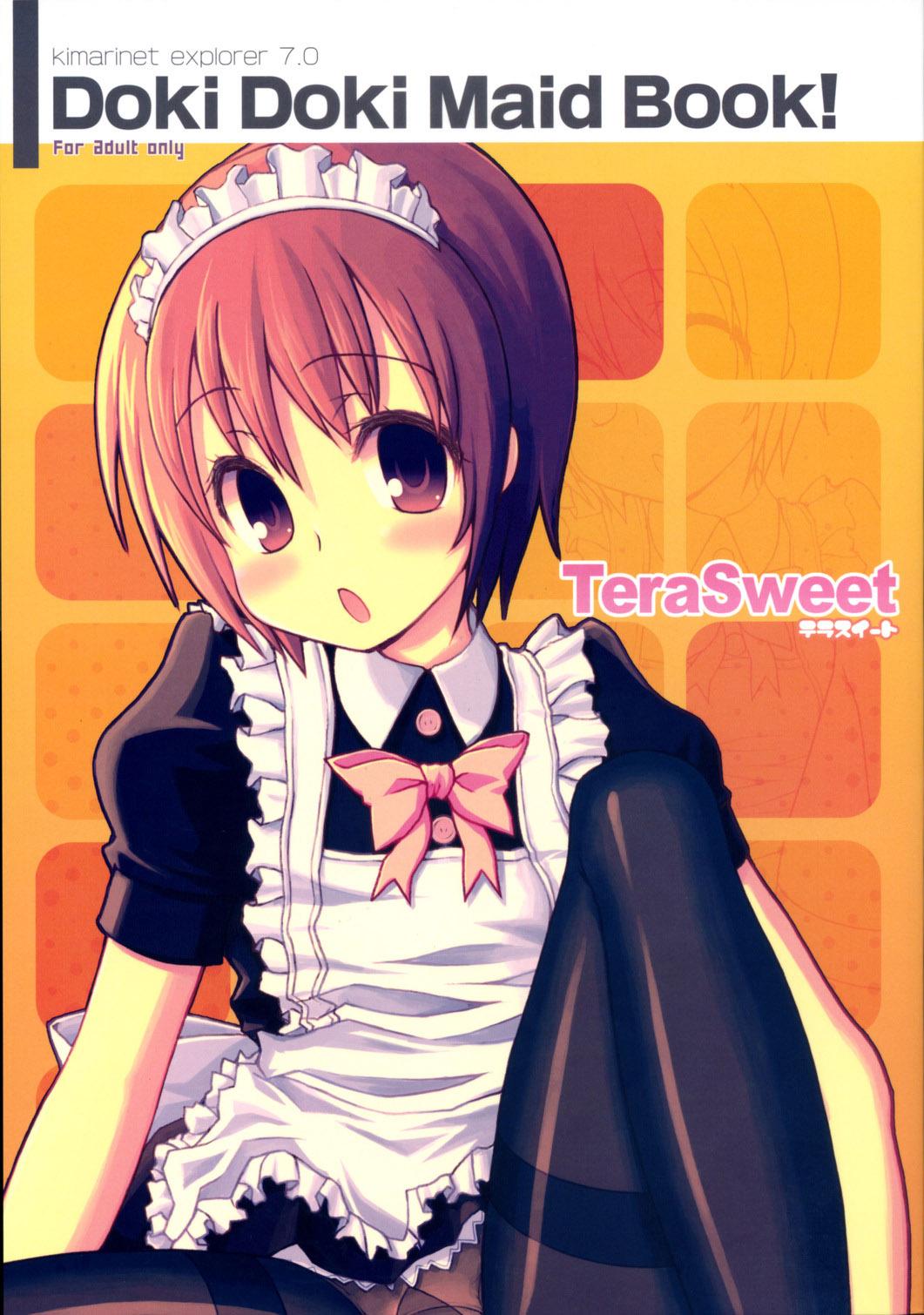 Hot Women Having Sex Doki Doki Maid Book! TeraSweet Caliente - Picture 1