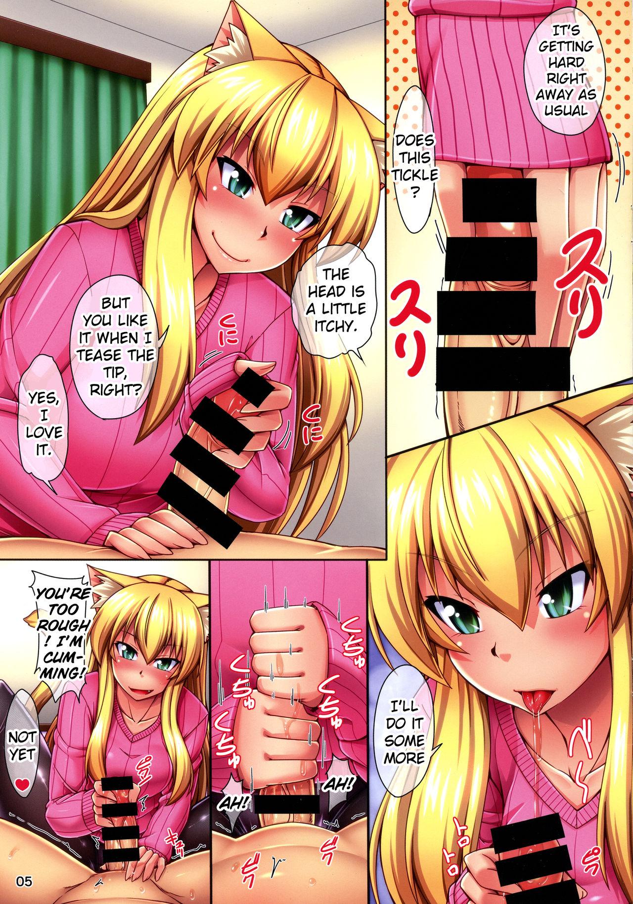 Amateur Porn Nekomimi Onee-san to Tights de Nyannyan - Original Lover - Page 5