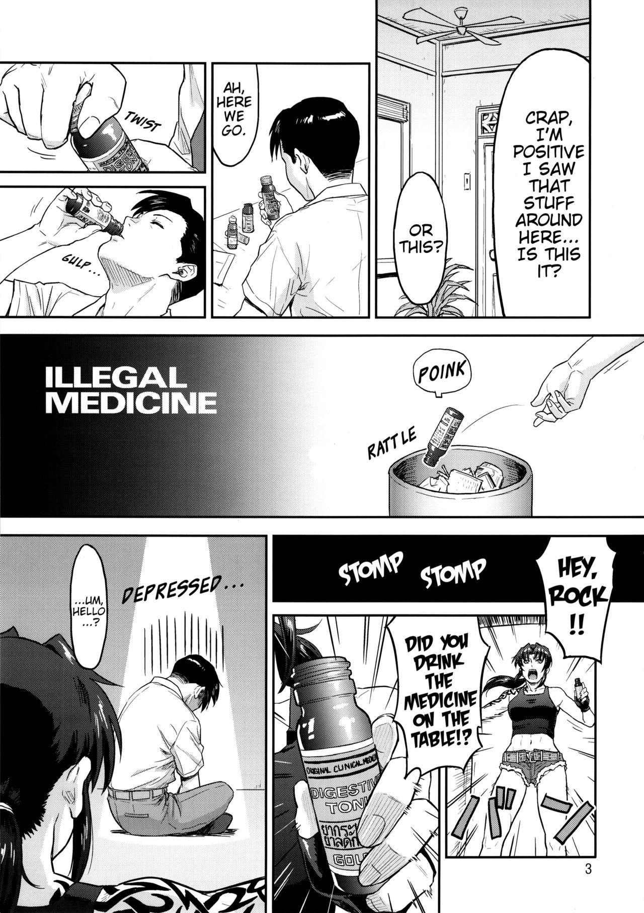 Creampie ILLEGAL MEDICINE - Black lagoon Gozo - Page 2