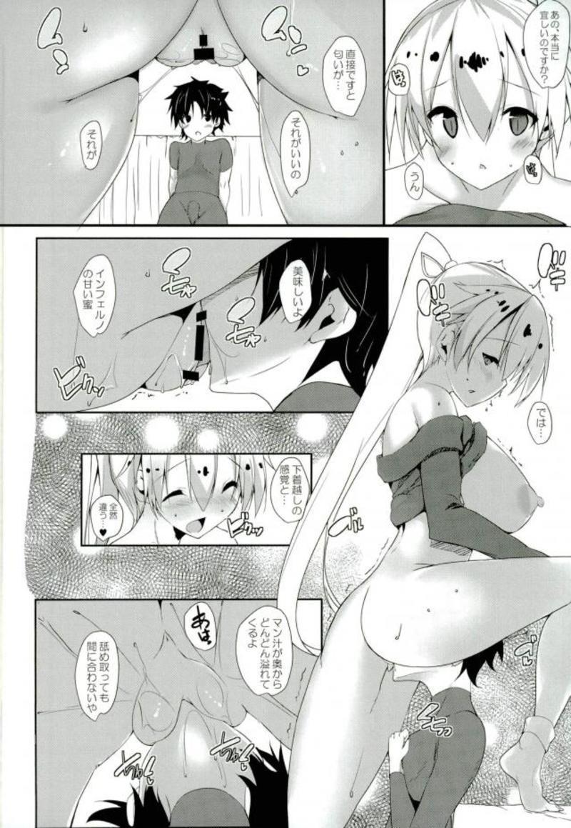 Perfect Ass PuniPuni SERVANT Shounen Master ga Inferno-san o Suki Houdai ni Suru Hi - Fate grand order Gay Bus - Page 13