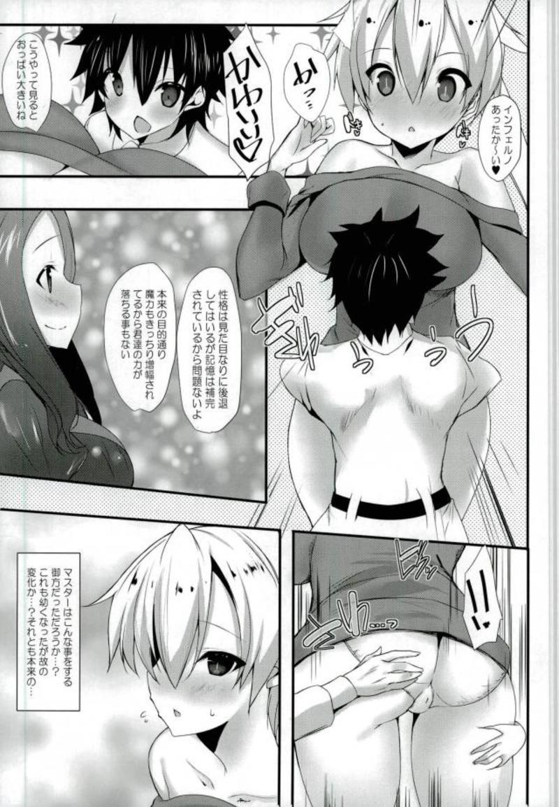 Perfect Ass PuniPuni SERVANT Shounen Master ga Inferno-san o Suki Houdai ni Suru Hi - Fate grand order Gay Bus - Page 4