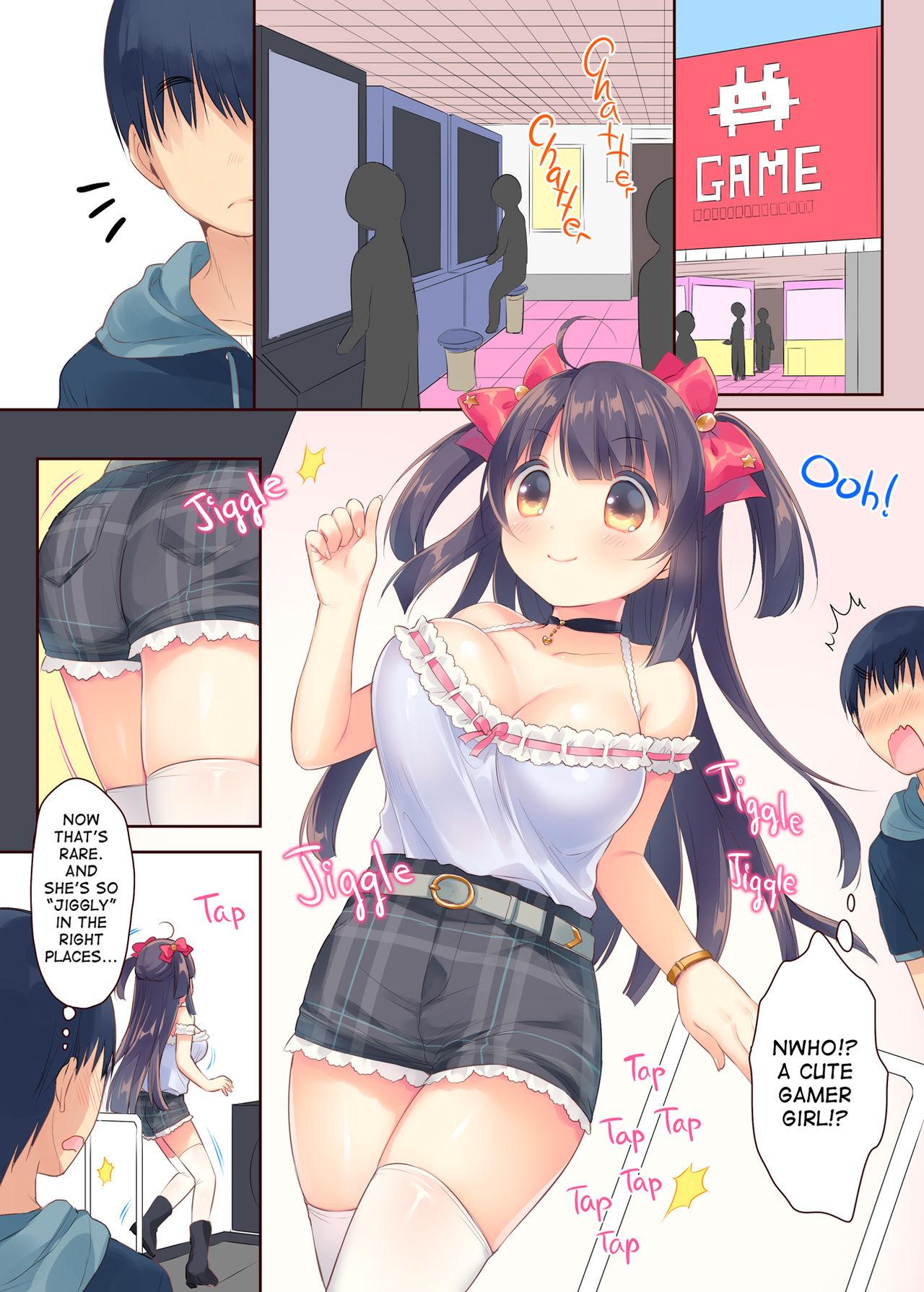 Puba [Triangle! (Usashiro Mani)] GaCen Hime to DT Otoko no Ichaicha Kozukuri Love Sex | Arcade Princess And a Virgin Boy Who Make Out And Have Lovey-Dovey Baby-Making Sex [English] [2d-market.com] [Decensored] [Digital] - Original Bigboobs - Page 2