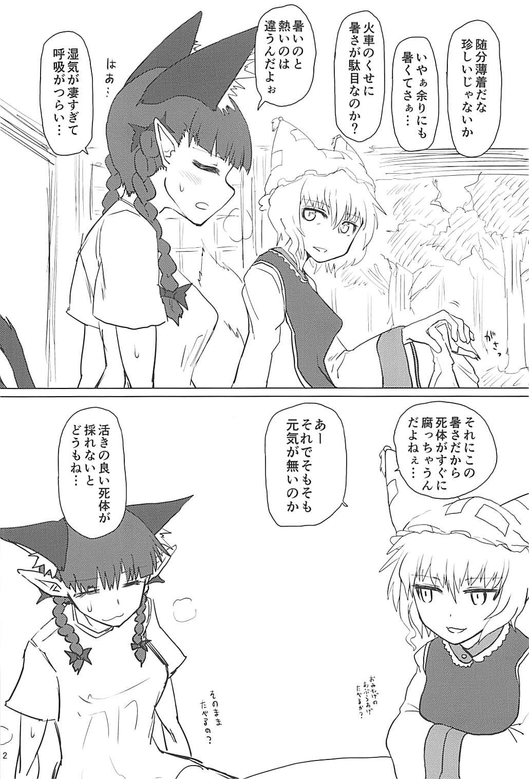 Amateur Xxx Natsu no Muregitsune - Touhou project Dress - Page 3