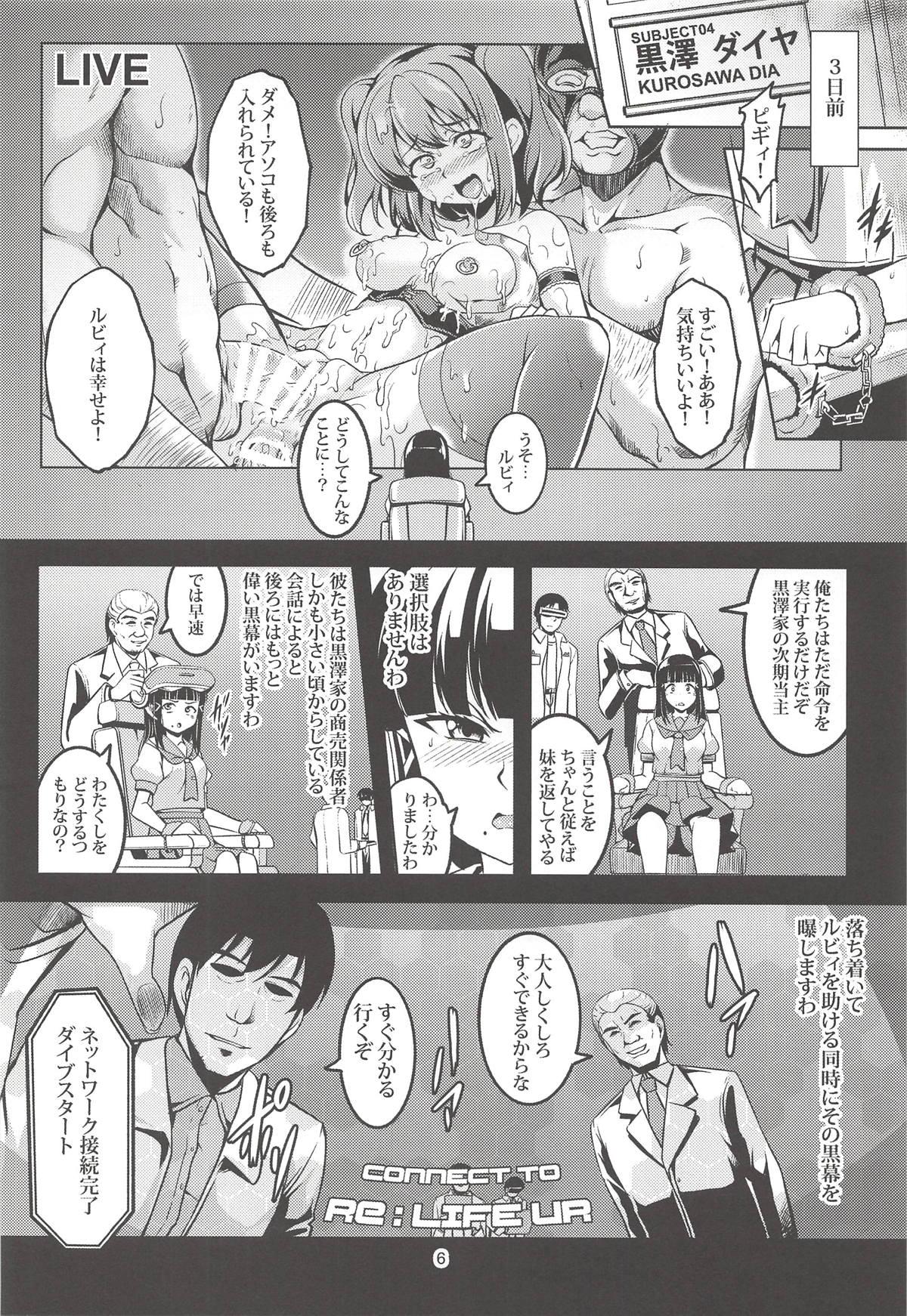 Gay Fuck Idol Saiin Rakuen VR CASE2: Kurosawa Dia - Love live sunshine Gay Friend - Page 7