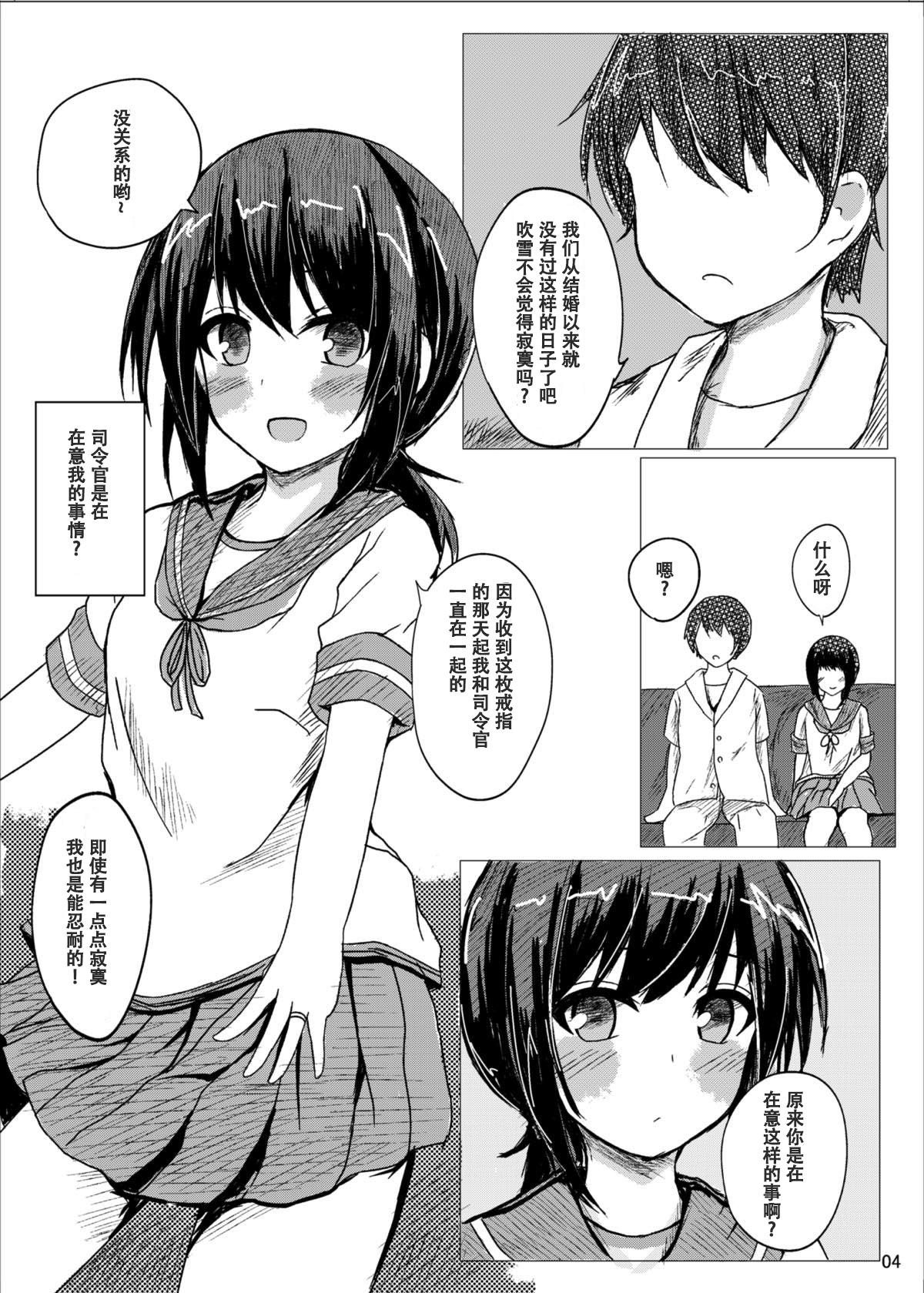 Girl Girl Futarikiri no Shizuka na Yoru - Kantai collection Off - Page 3