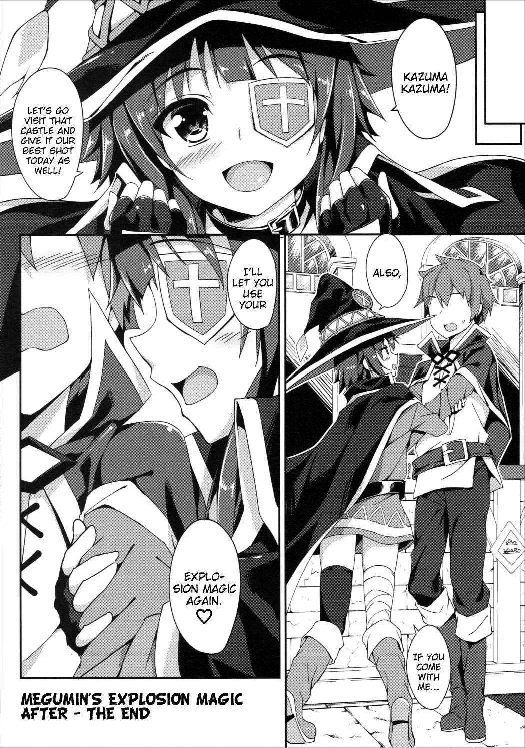 Sucking Cocks Megumin no Bakuretsu Mahou After | Megumin's Explosion Magic After - Kono subarashii sekai ni syukufuku o Tranny Sex - Page 19