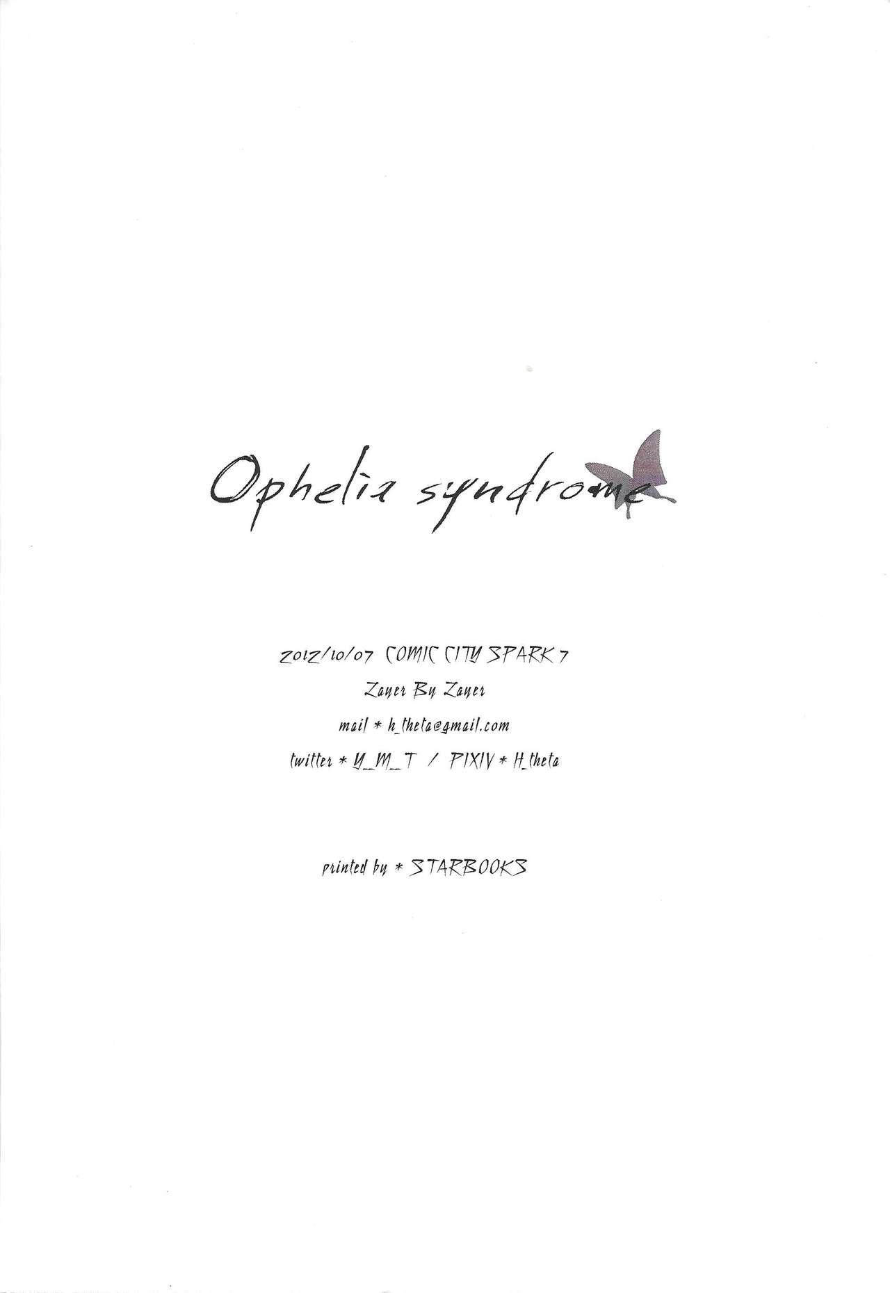 Ophelia syndrome 39