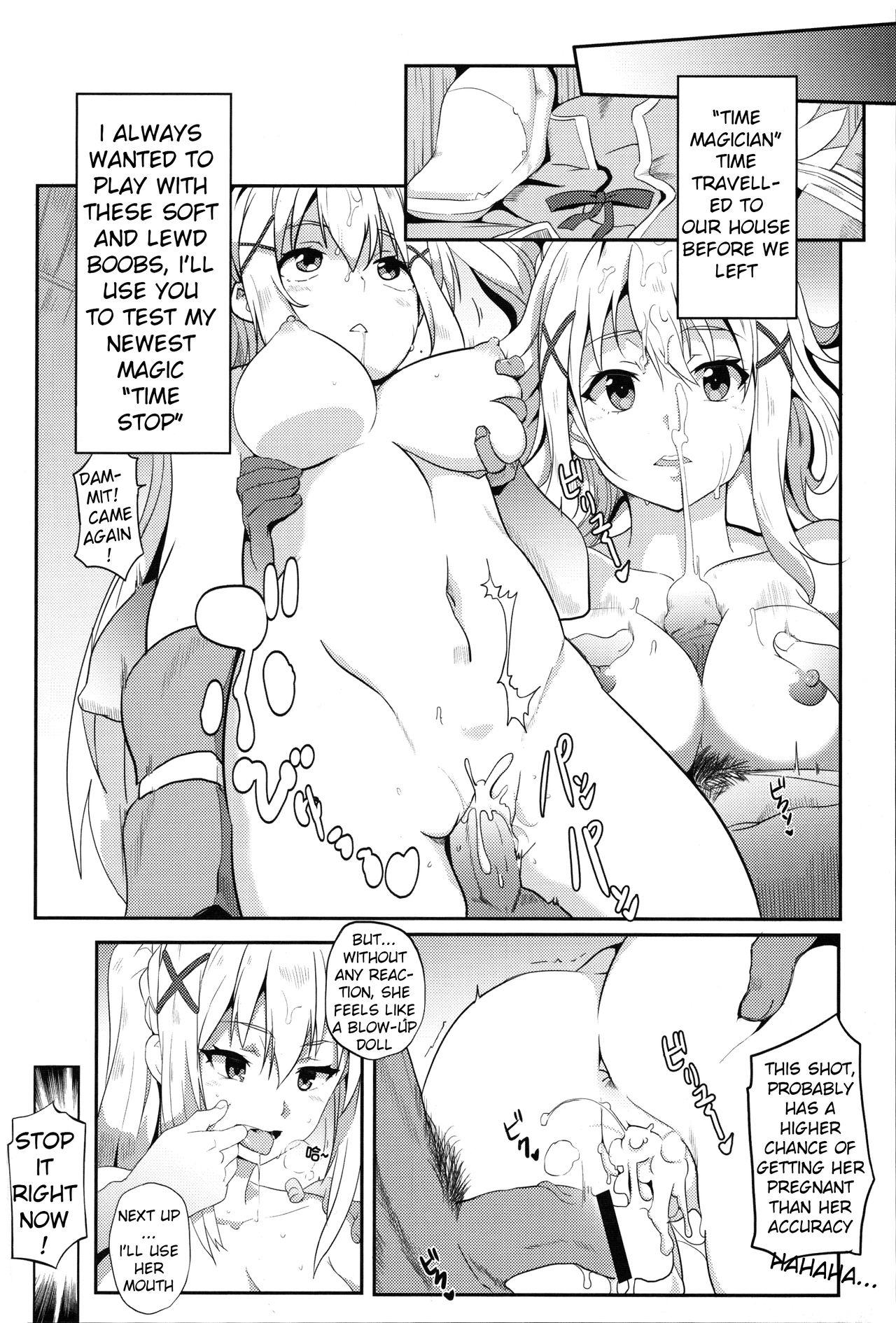 Tits Blessing Megumin with a Magnificence Explosion! - Kono subarashii sekai ni syukufuku o Girl Sucking Dick - Page 9