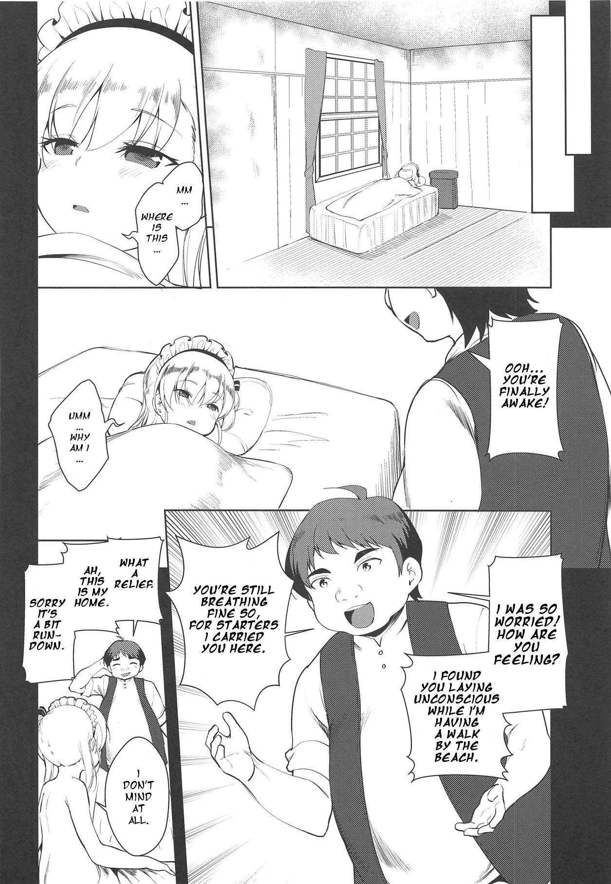 Doggy (C94) [P-POINT (Pikazo)] Bel-chan no Ongaeshi | Bel-chan Returning The Favor (Azur Lane) [English] [AEROZEXT] - Azur lane Ass Fucked - Page 5