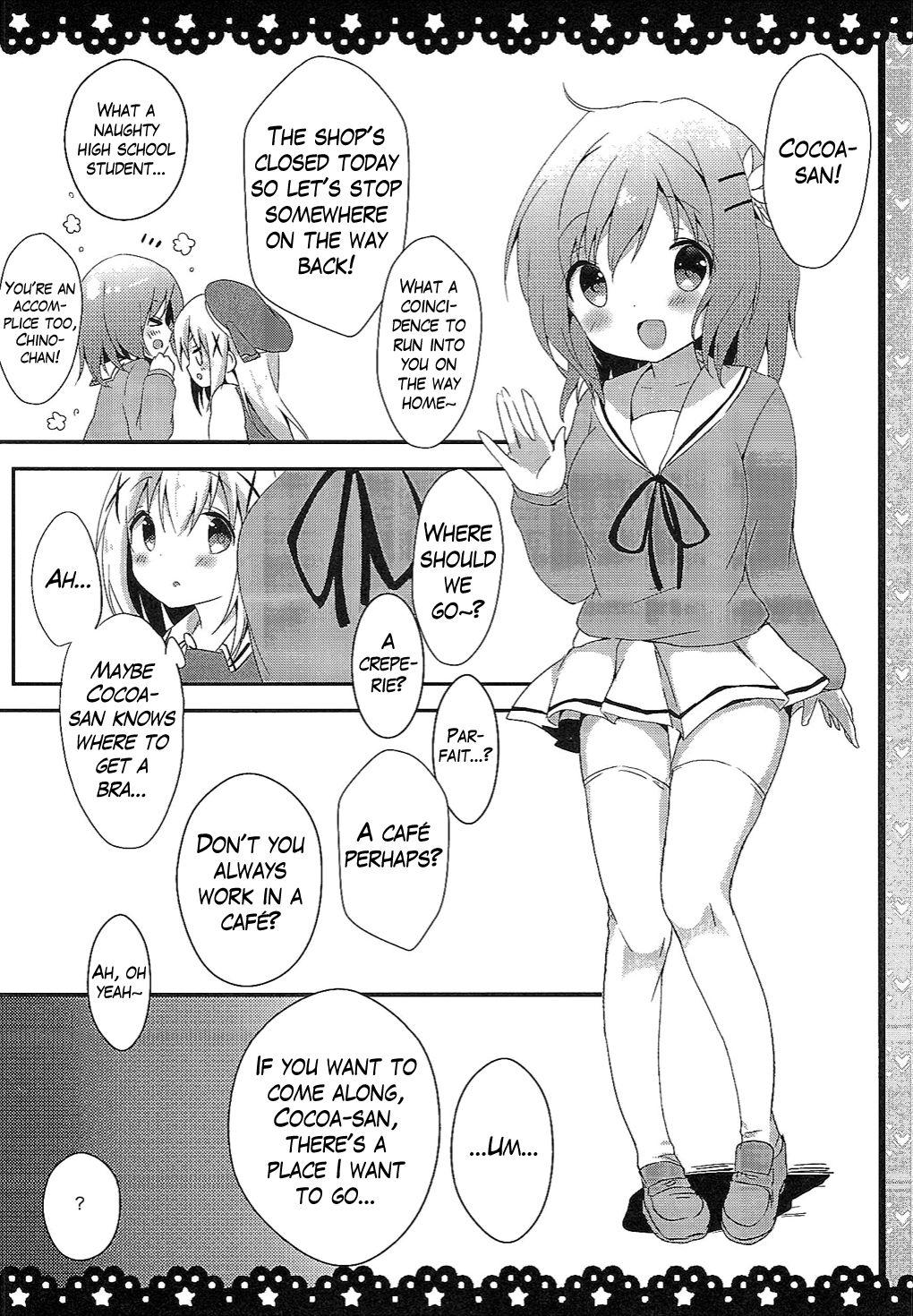 Teen Chino-chan Bra Tsukete Naino!? - Gochuumon wa usagi desu ka Hard Sex - Page 7