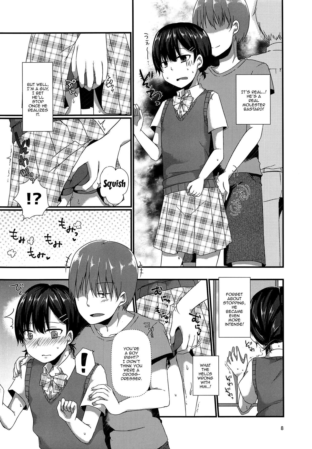 Best Blowjobs Josou Shiteru Ore ga Chikan nanka Sareru Wakenai | There's No Way A Trap Like Me Could Get Molested On The Train - Original Fat Ass - Page 7