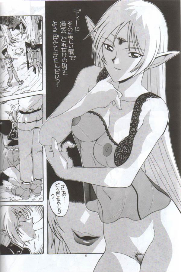 Panties Minor League 3A - Record of lodoss war Shaven - Page 5