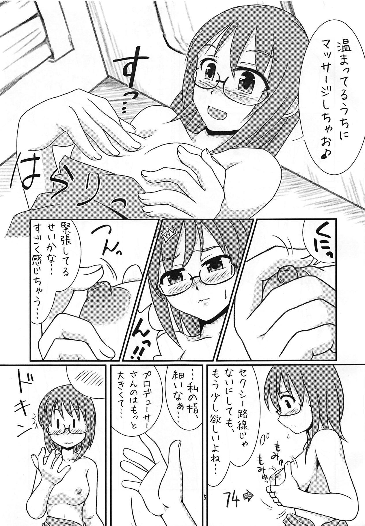 Strapon Kamijou Mugendai - The idolmaster Tgirl - Page 4