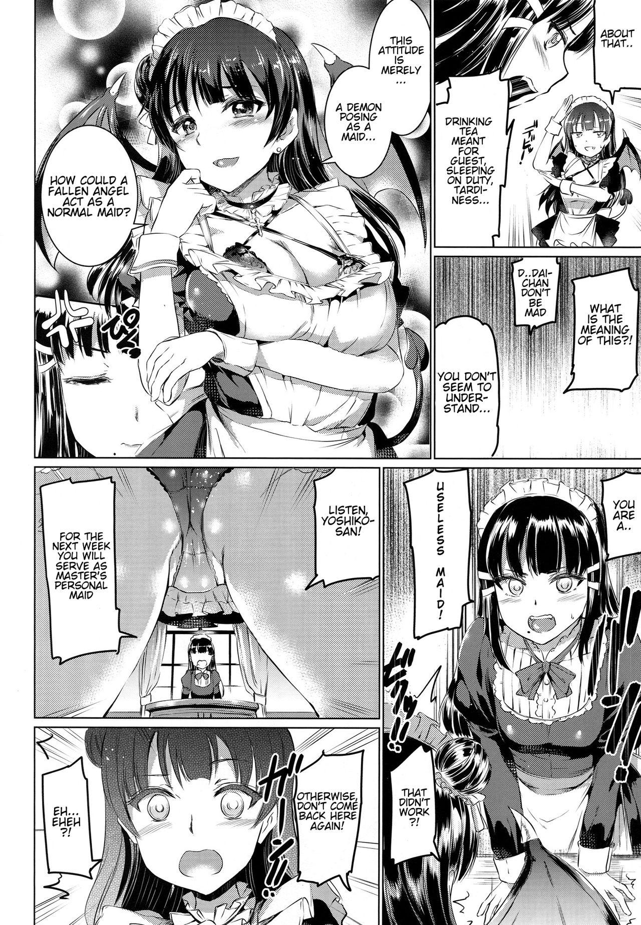 Head Da-Maid Yohane no Houshiroku | Fallen Maid Yohane's Service Log - Love live sunshine Teen Porn - Page 7