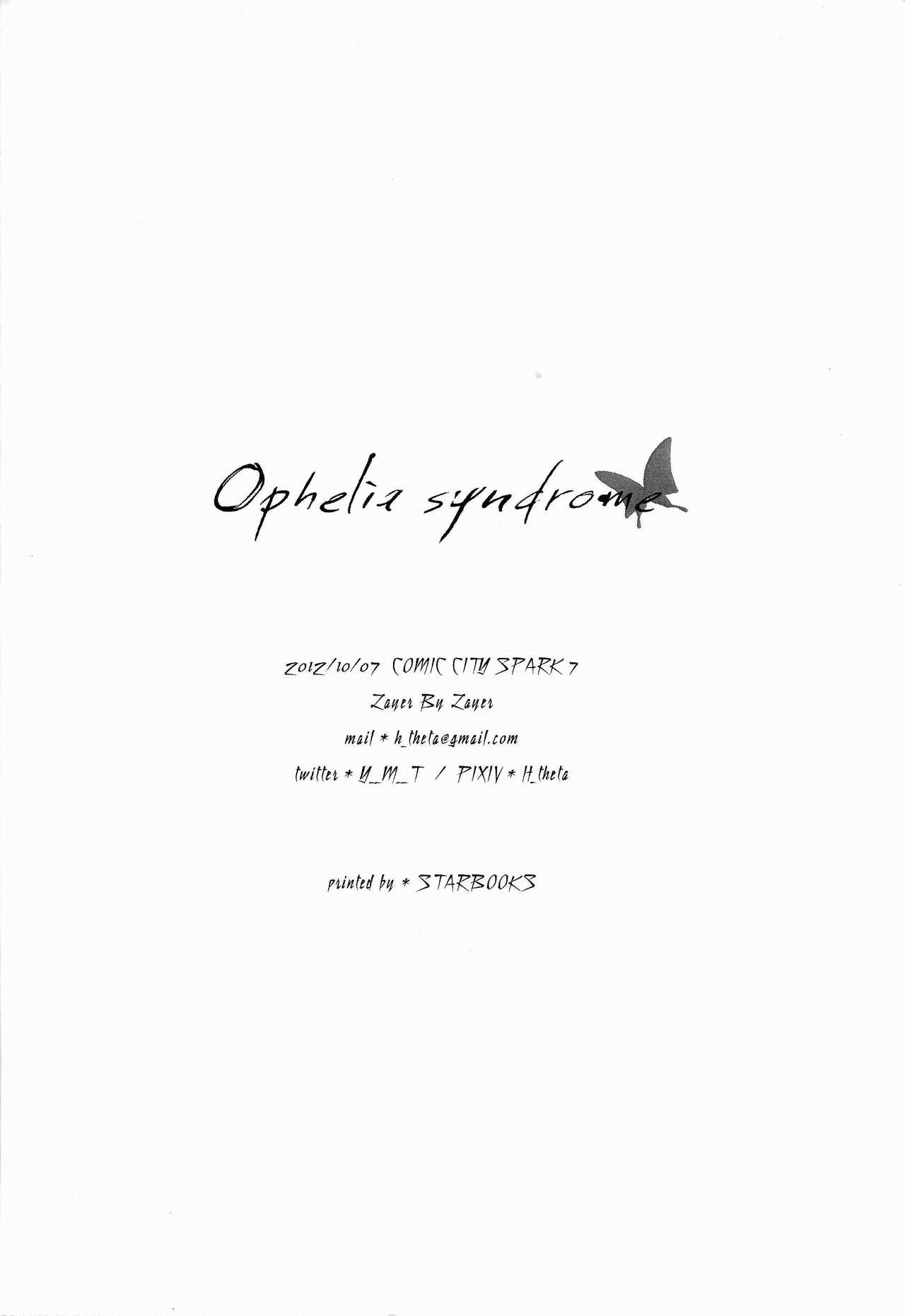 Ophelia syndrome 40