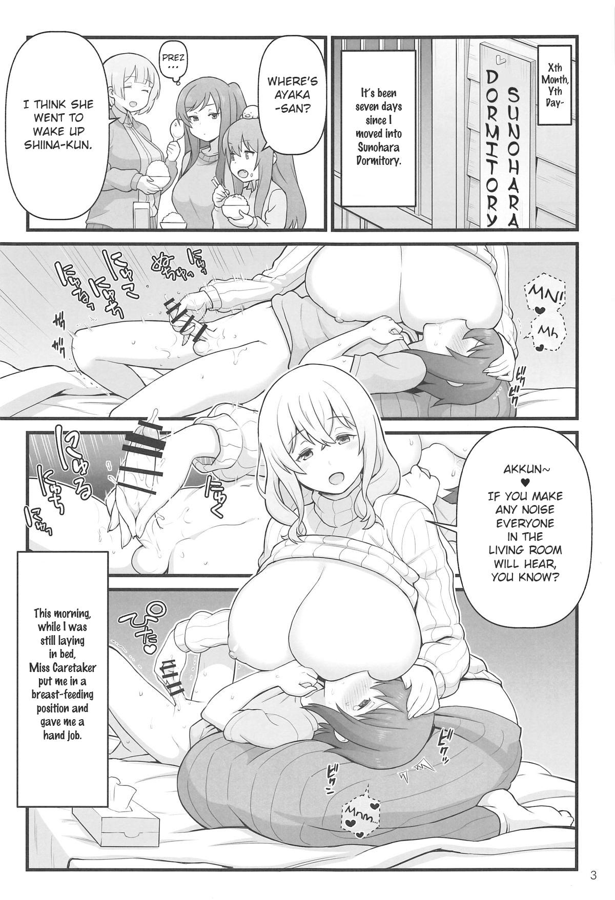 Stretching Akkun no Nikkichou | Akkun's Diary + C95 Omakebon - Its not my fault that im not popular Sunohara-sou no kanrinin-san Assfucked - Page 3