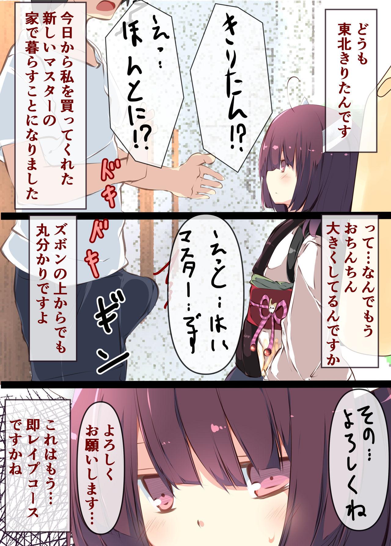 Leaked Tsuuhan de Kawareta Kiritan ga Master no Sourou Chinpo ni Konwaku Suru Ohanashi - Voiceroid Cdzinha - Page 4