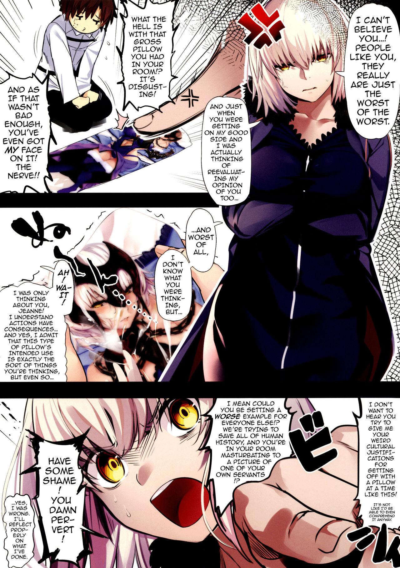 Best Blowjob Jeanne Alter ni Onegai Shitai? + Omake Shikishi | Did you ask Jeanne alter? + Bonus Color Page - Fate grand order Indoor - Page 2