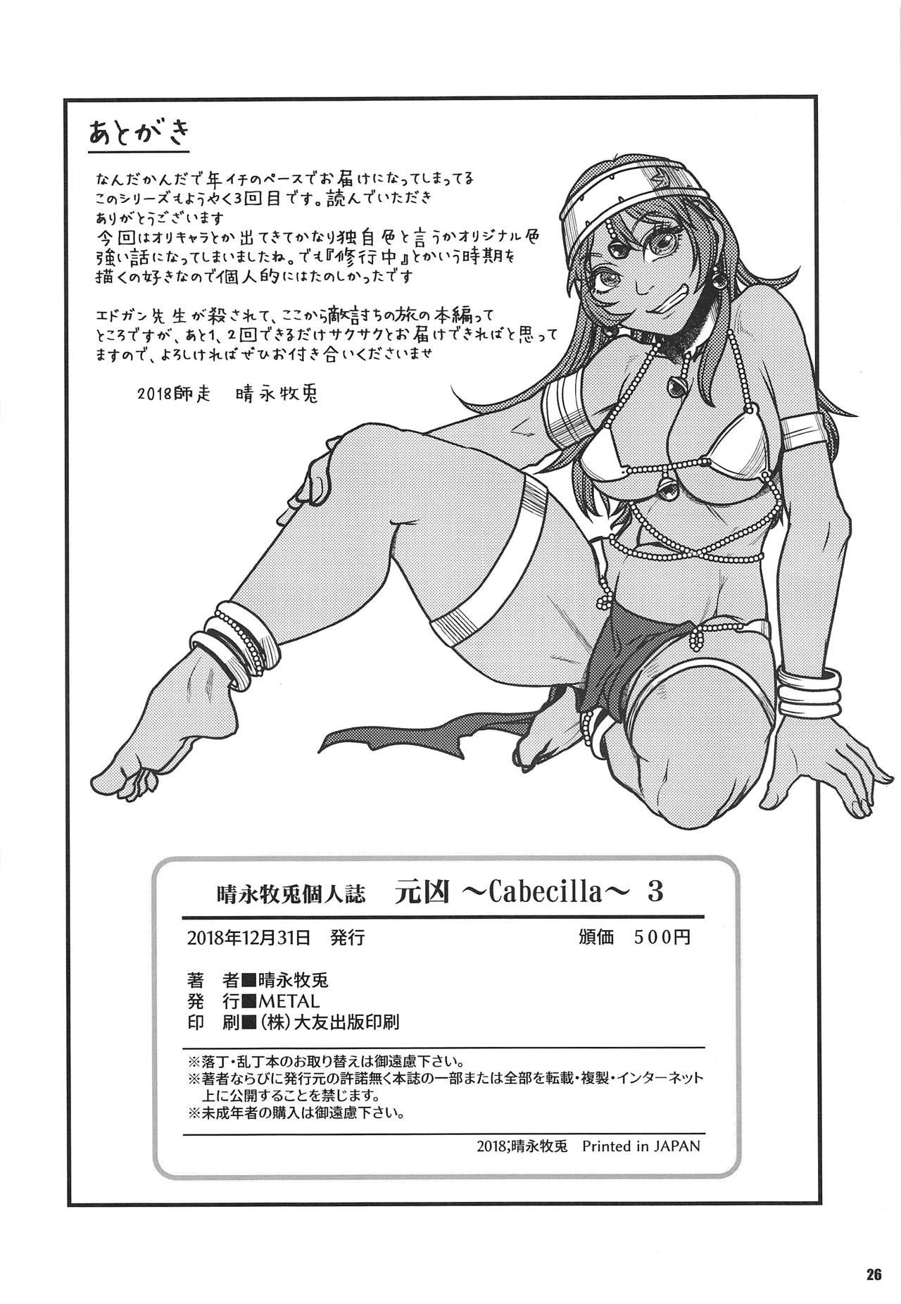 (C95) [METAL (Harunaga Makito)] Genkyou ~Cabecilla~ 3 (Dragon Quest IV) 24