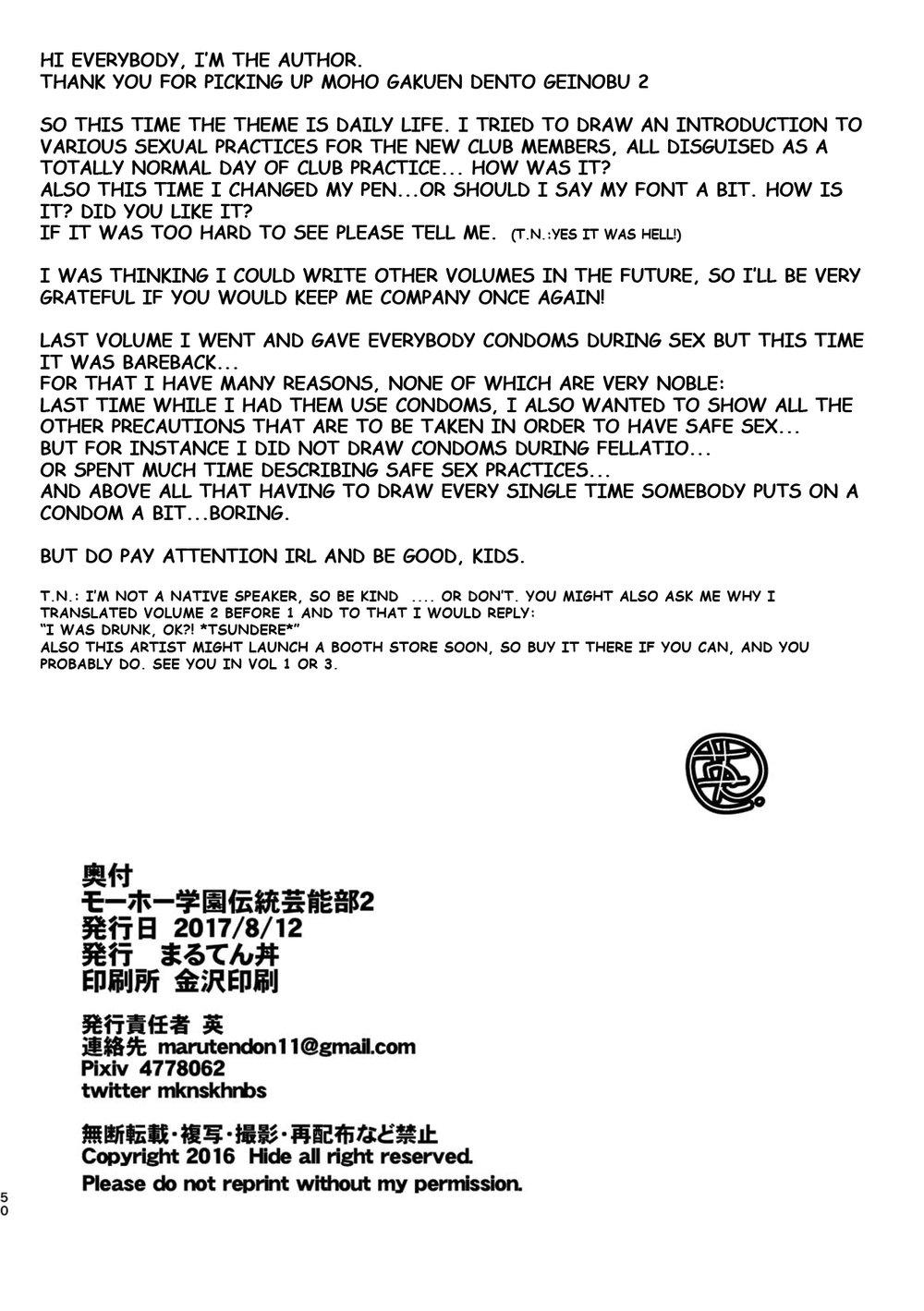 Bondagesex Mouhou Gakuen Dentou Geinoubu 2 - Original Alternative - Page 50