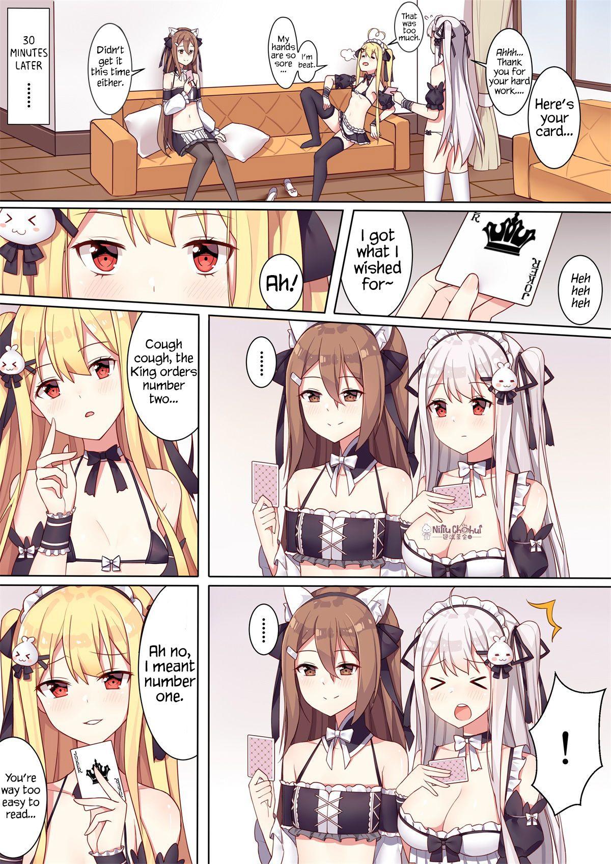 Old And Young Girls and the King's Tea Party - Original Job - Page 7