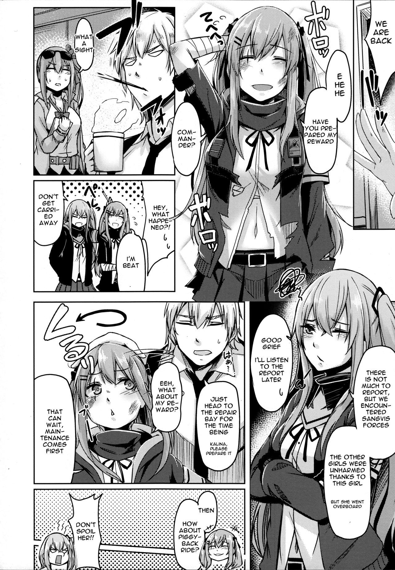 Tanned UMP Kazoku Keikaku | UMP Family Plan - Girls frontline First Time - Page 5