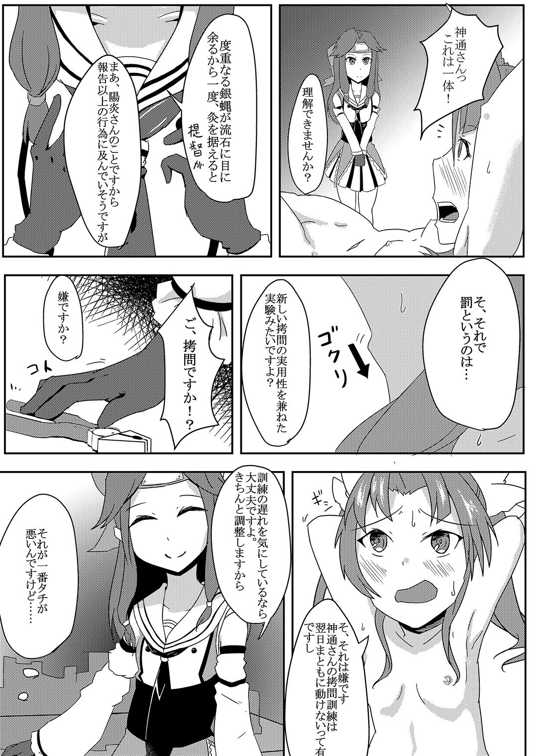 Moreno Kagerou o Kusuguri Goumon suru Hanashi. - Kantai collection Milk - Page 3