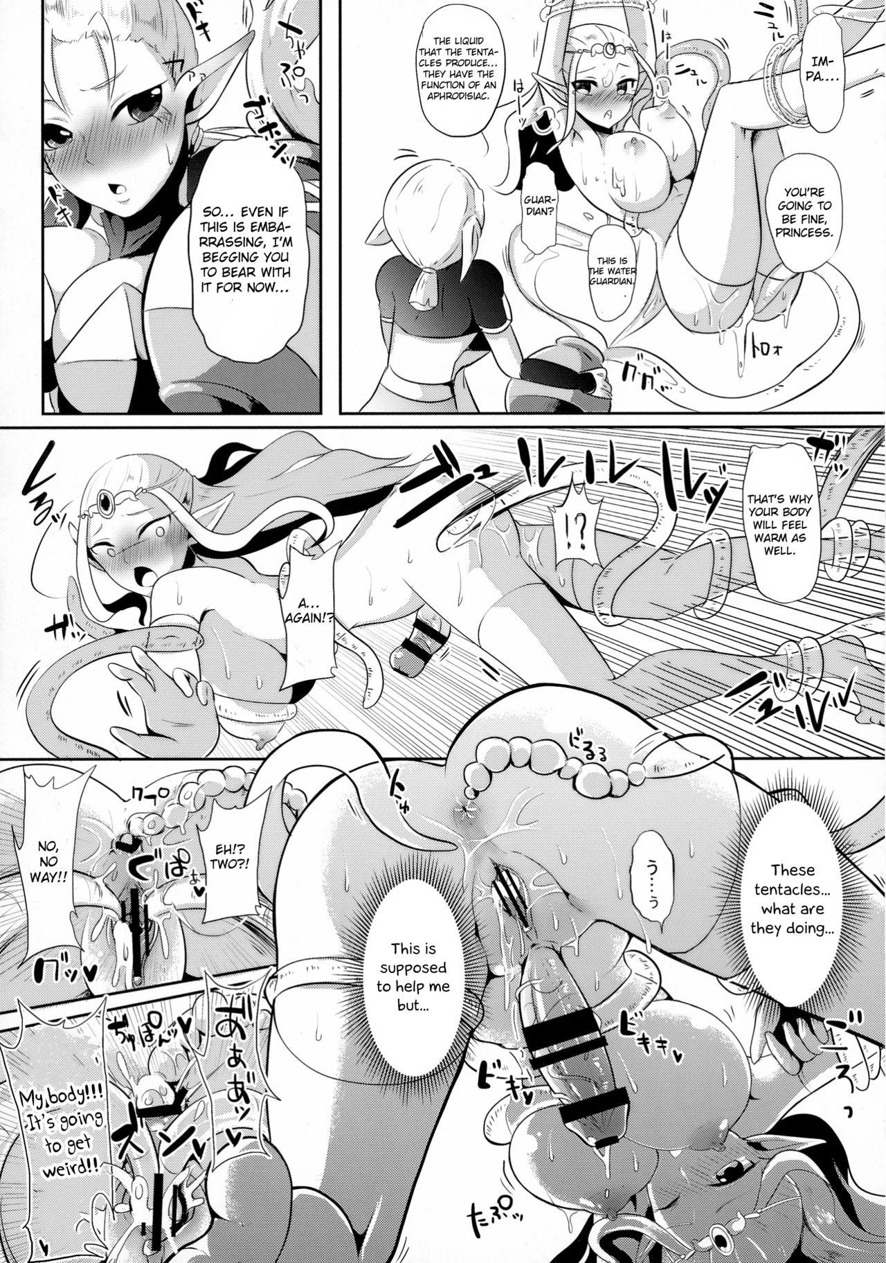 Stepsiblings Toki Mawari 1.5 - TokiOca Zelda Hime ga Synchro Shite Futanari ni Nacchatta - The legend of zelda Blow Job - Page 11