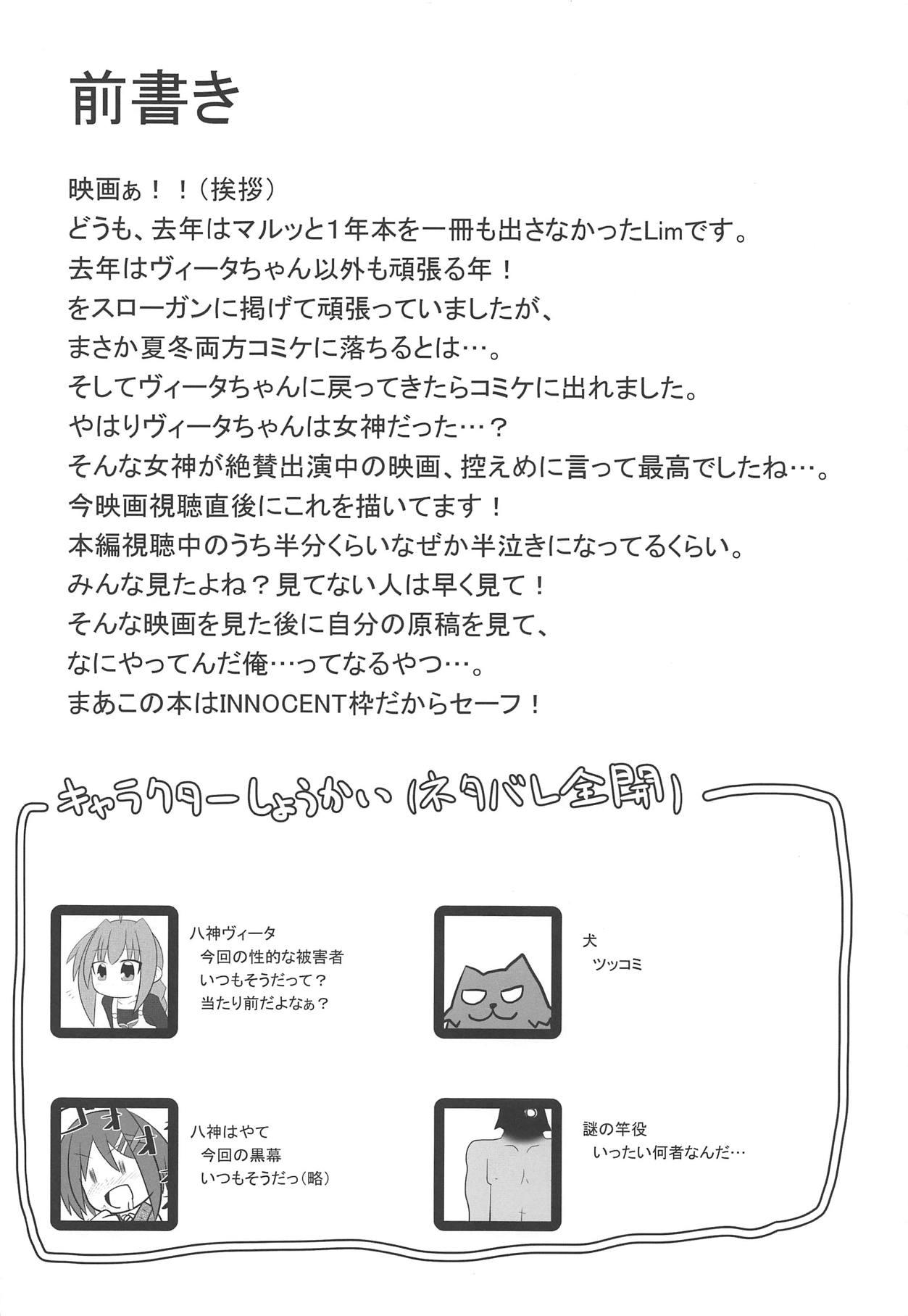 Hooker Yagami Vita-chan The Beast - Mahou shoujo lyrical nanoha Brother - Page 3