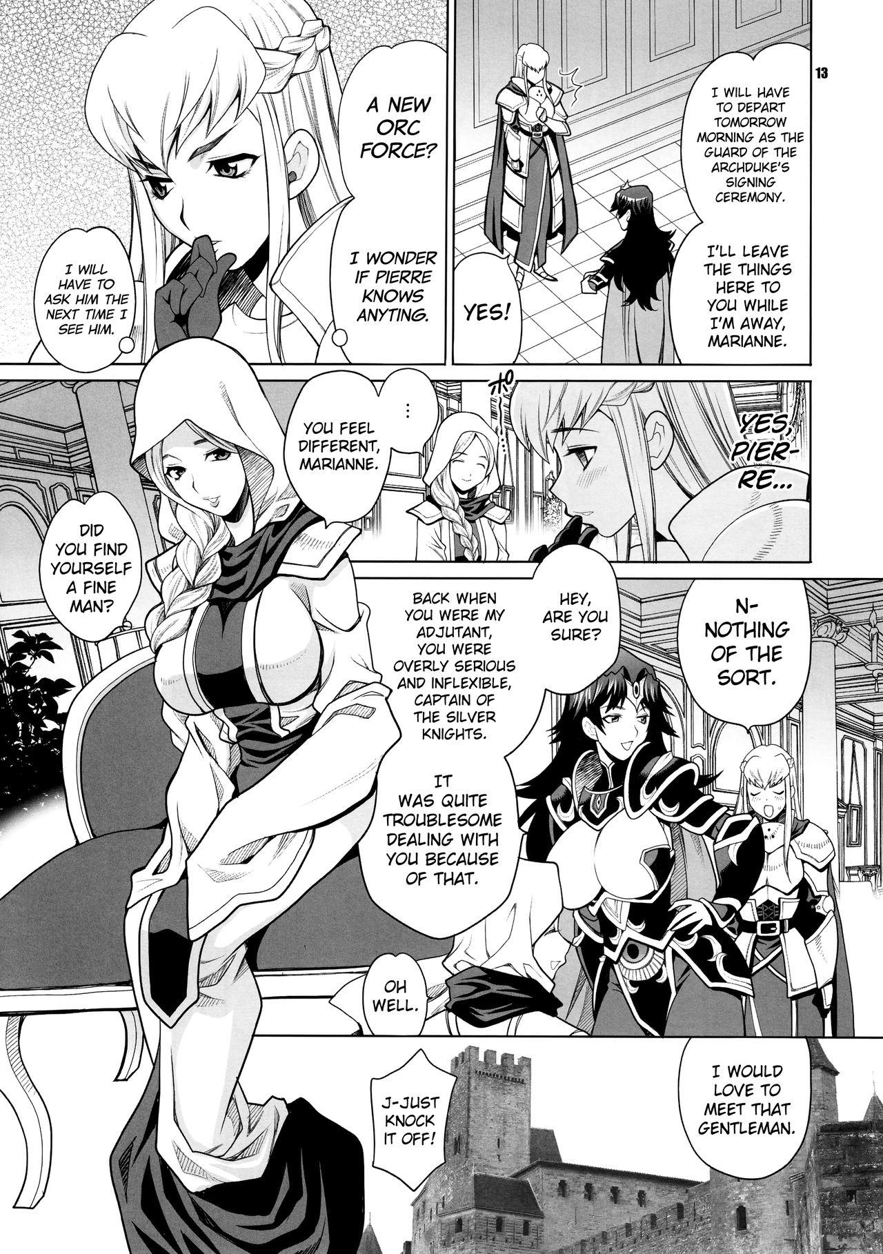 Oiled Yukiyanagi no Hon 38 Buta to Onnakishi 2 - Onnakishi wa Elf Shounen ga Okiniiri | Female Knight Likes Young Elf Boys - Original Guy - Page 12