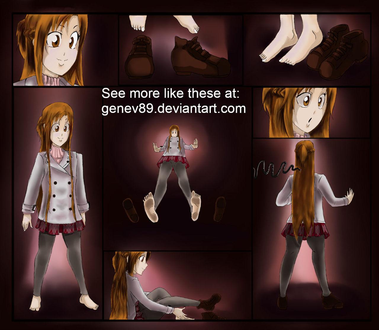 Asuna Giantess Foot Growth 0