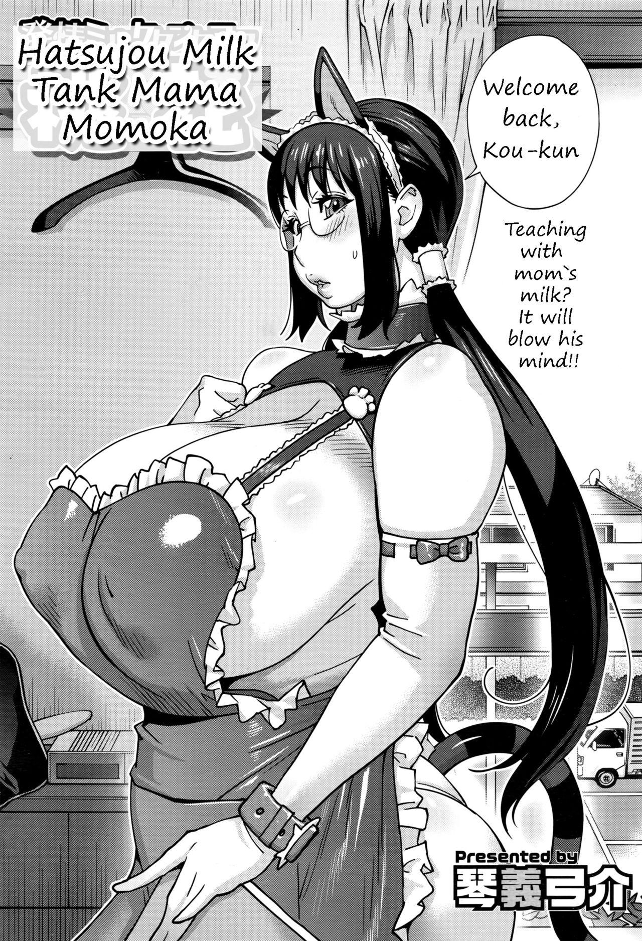 Gordita Hatsujou Milk Tank Mama Momoka Group Sex - Page 3