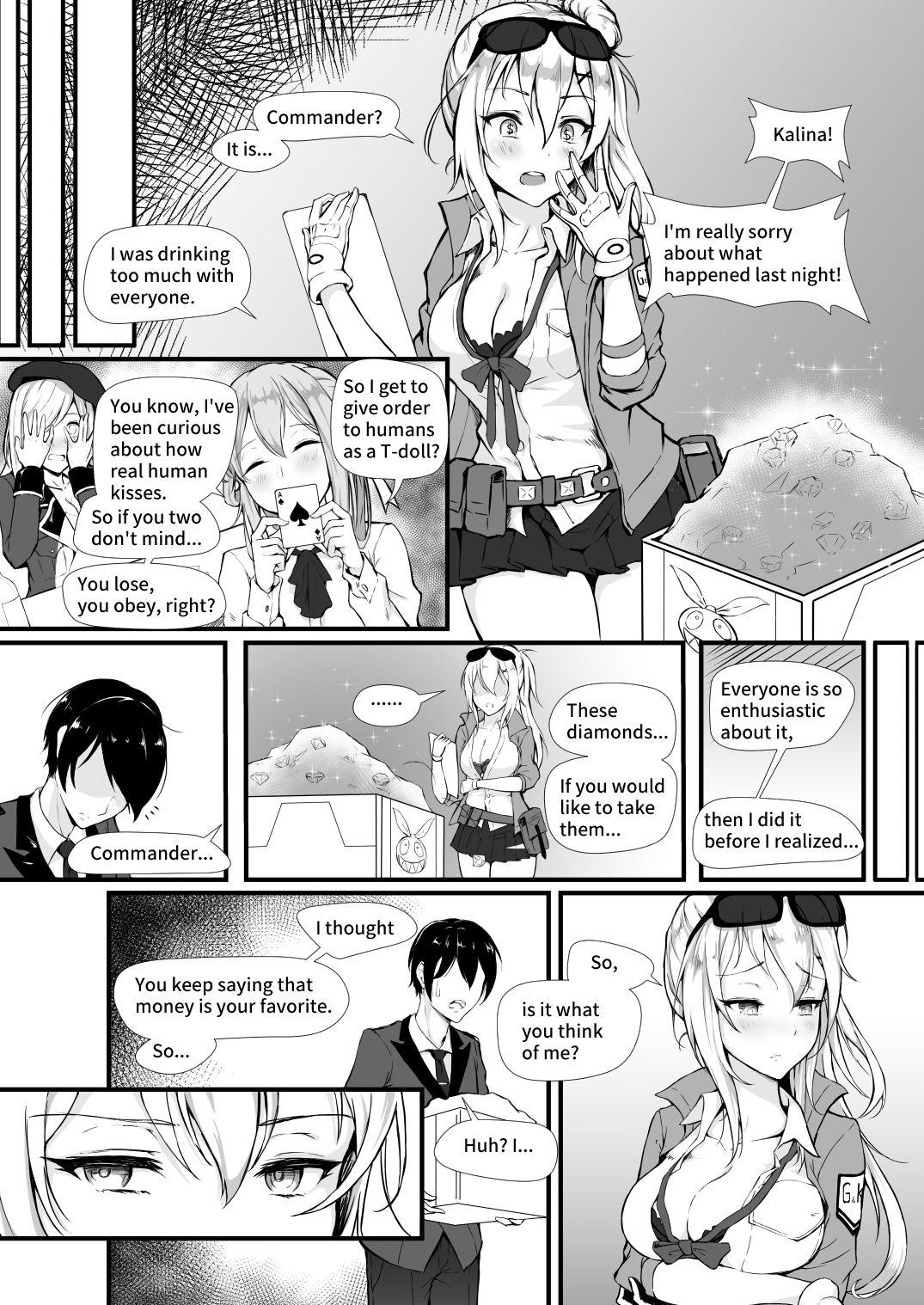 Mistress How Many Diamonds a Kiss Worth? - Girls frontline Shemale Porn - Page 5