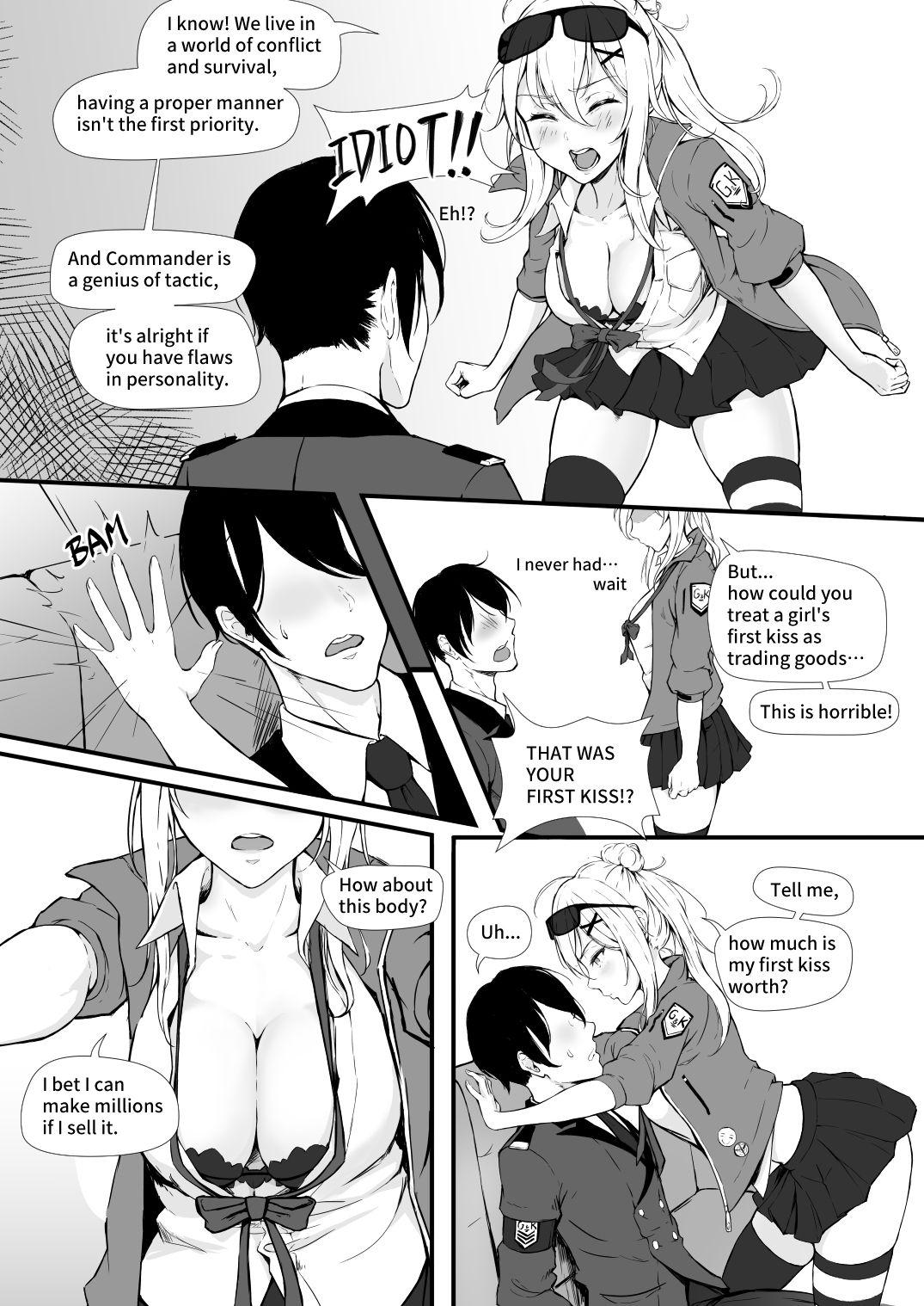 Solo Girl How Many Diamonds a Kiss Worth? - Girls frontline Cop - Page 9