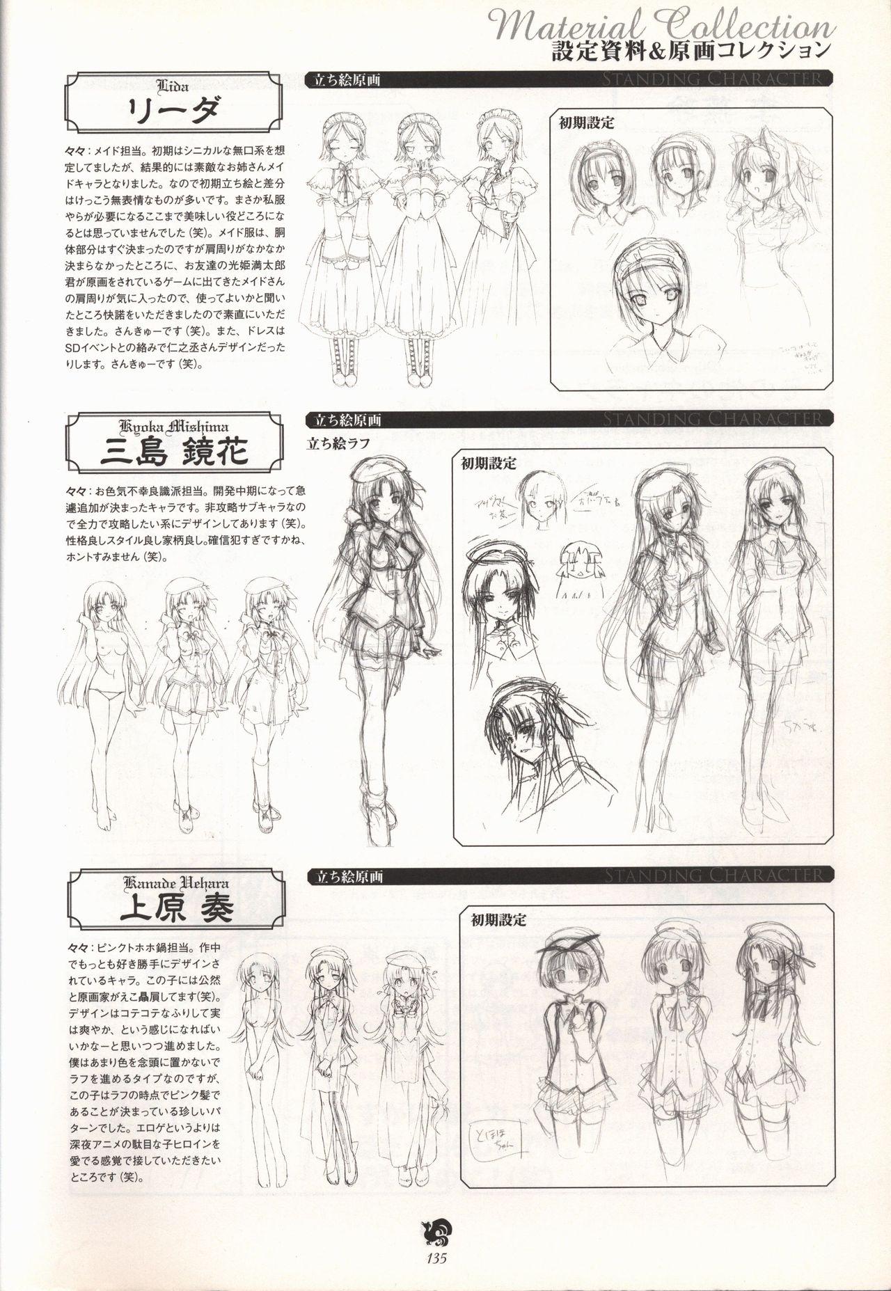 Haruka ni Aogi, Uruwashi no Visual Fanbook 134