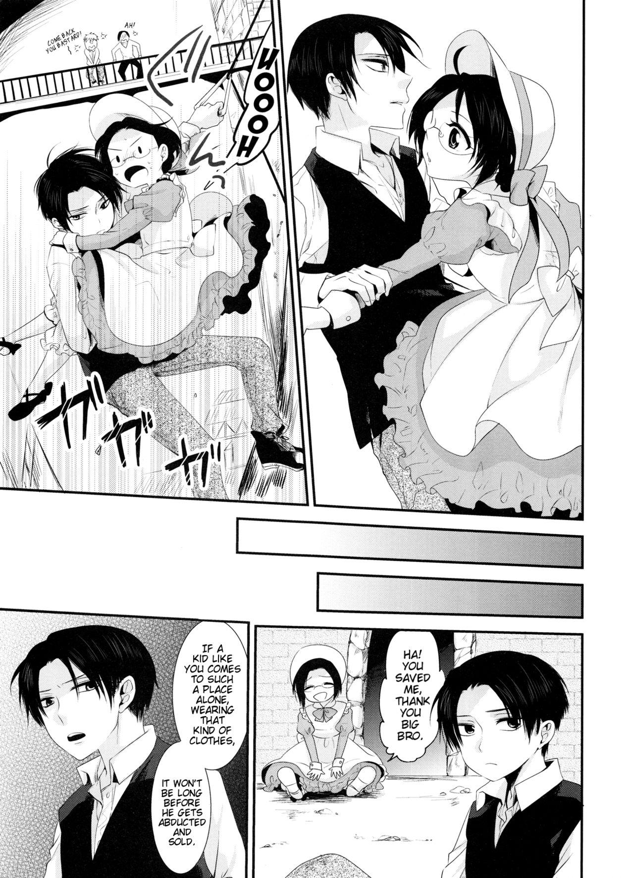 Chichona kiss me once again 1-2 - Shingeki no kyojin Stripping - Page 7