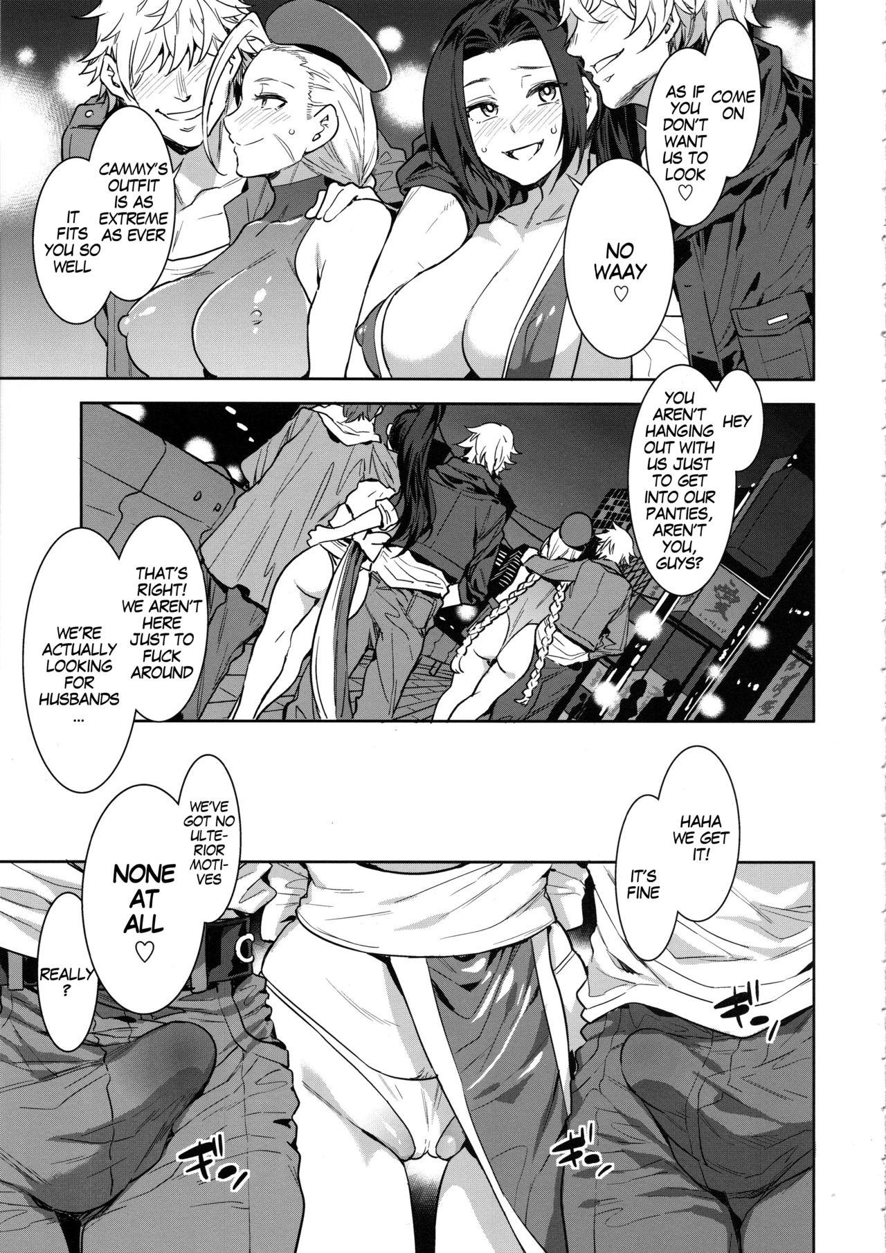 Milfporn Kakutou Musume Yarimoku Goukon | Casual Sex Party With Fighting Game Gals - Street fighter King of fighters Doublepenetration - Page 4