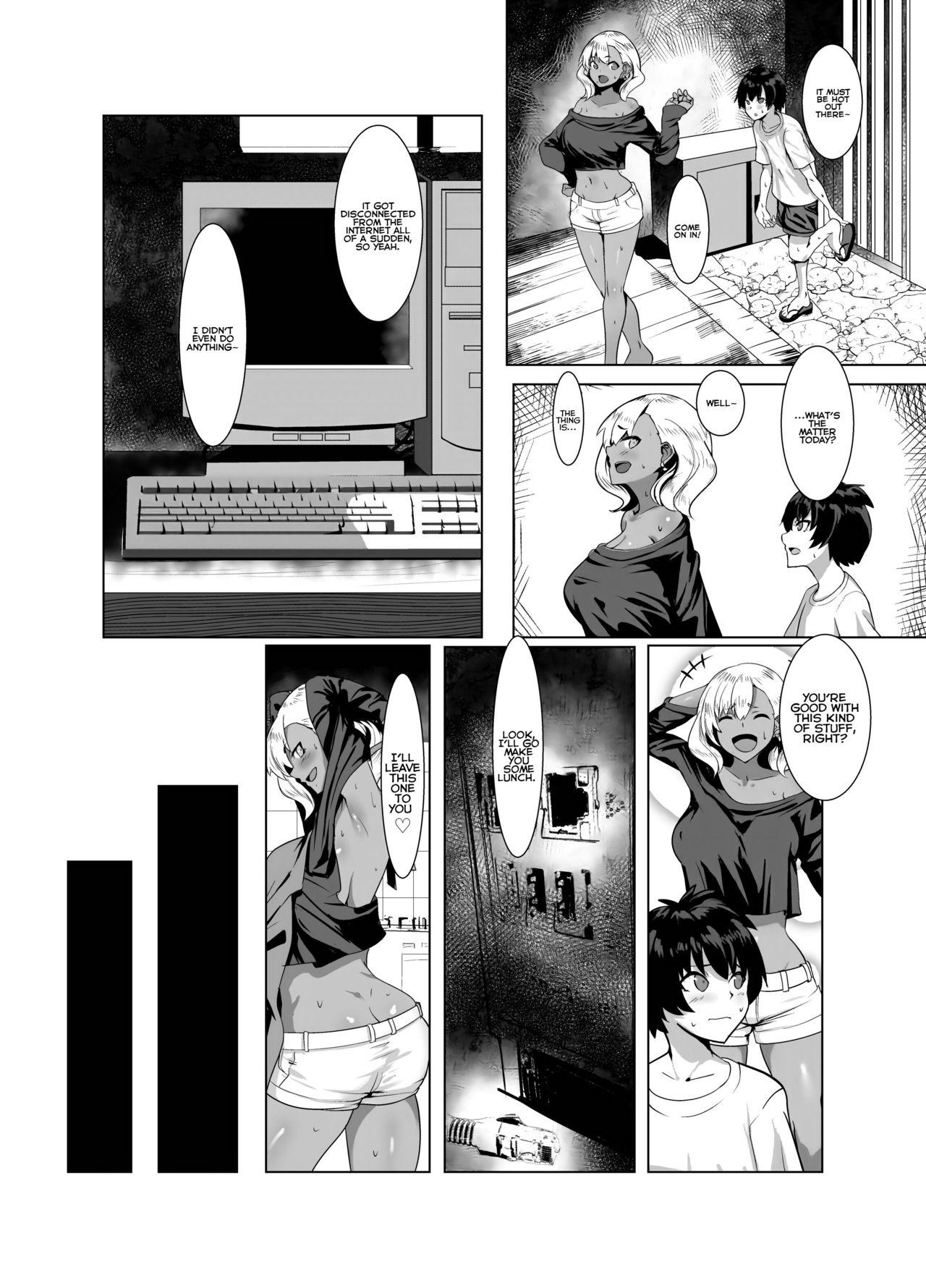 Large Kuro Gal Hitozuma to Natsuyasumi - Original Gaypawn - Page 4