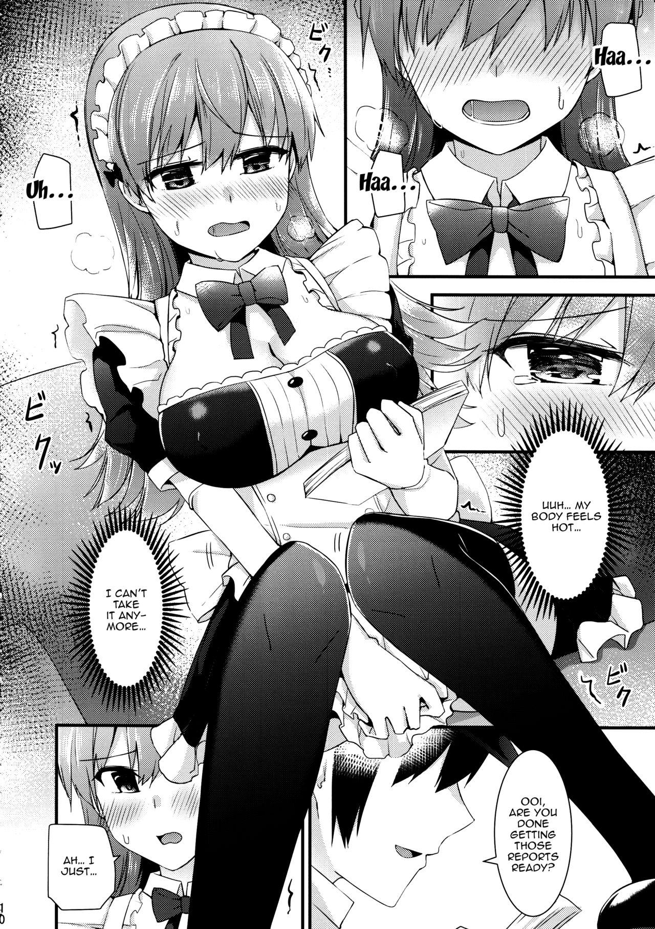 Cum Swallow Ooi! Maid Fuku o Kite miyou! | Ooi! Try On These Maid Clothes! - Kantai collection Spain - Page 11