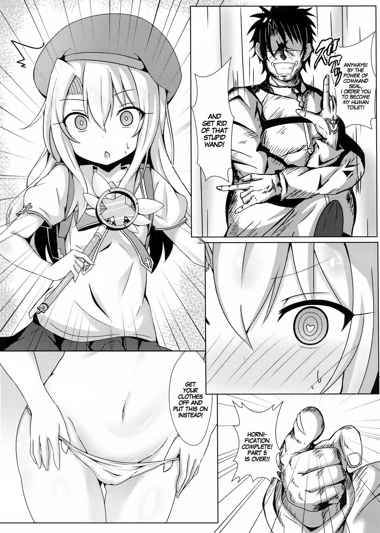 Gay Sex Mahou no Koushuu Toile Illya FUCK Hikenai!! | Magic Public Toilet Girl Illya Endless FUCK!! - Fate grand order Ass Sex - Picture 3