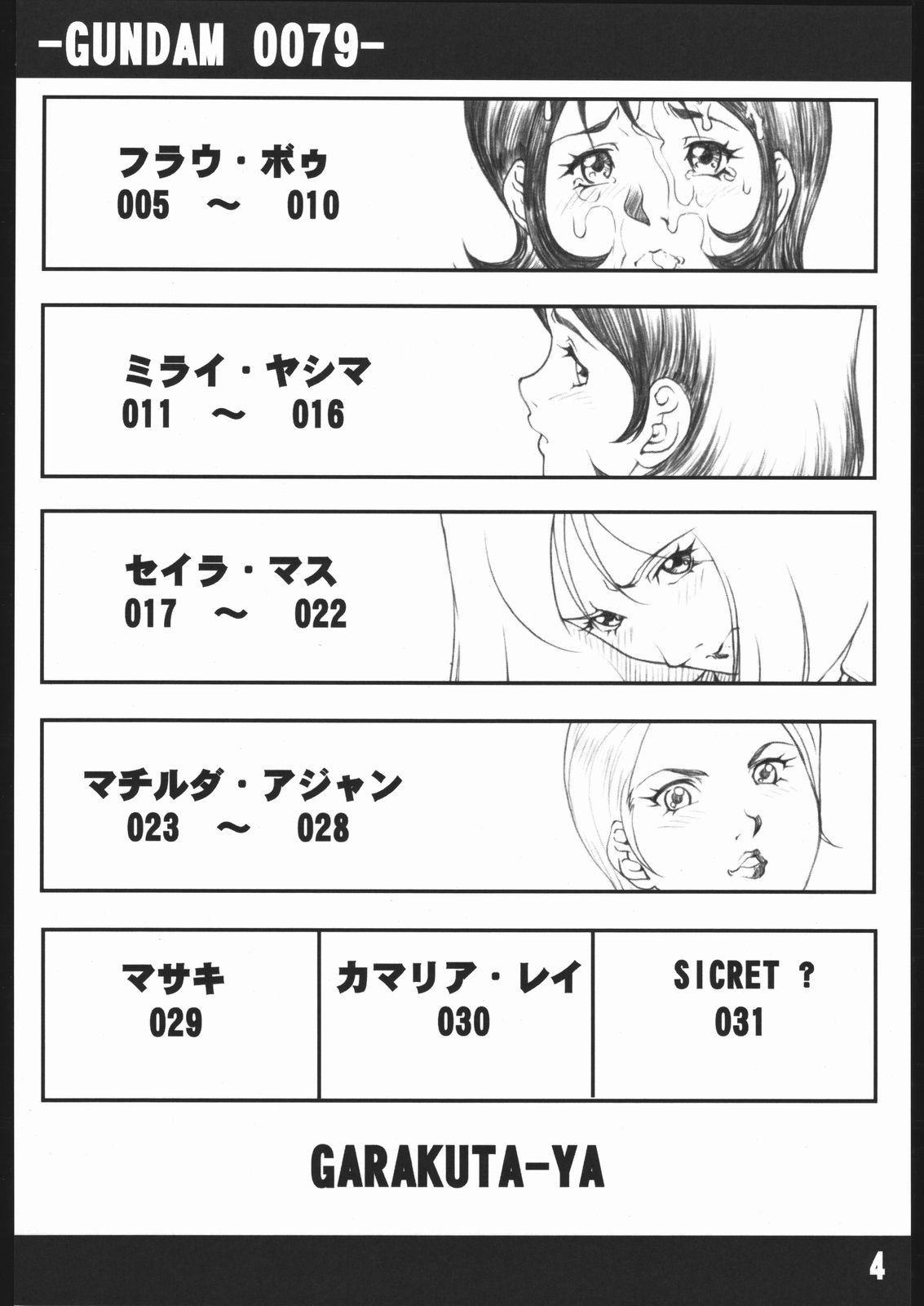 Foreskin Gundam 0079-V1&2 - Mobile suit gundam Sextape - Page 3