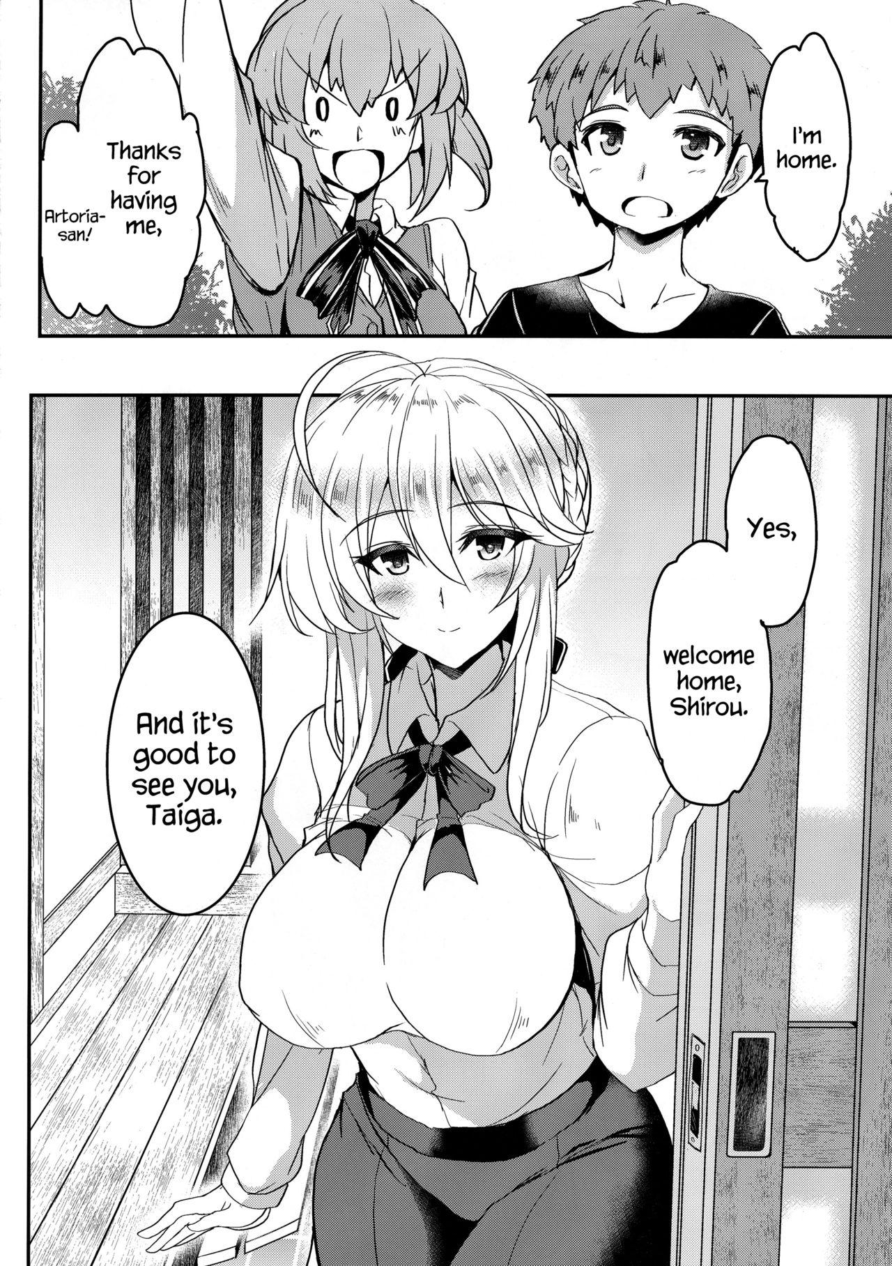Women Sucking Dicks Tonari no Chichiou-sama Nimaku - Fate grand order Eating Pussy - Page 5
