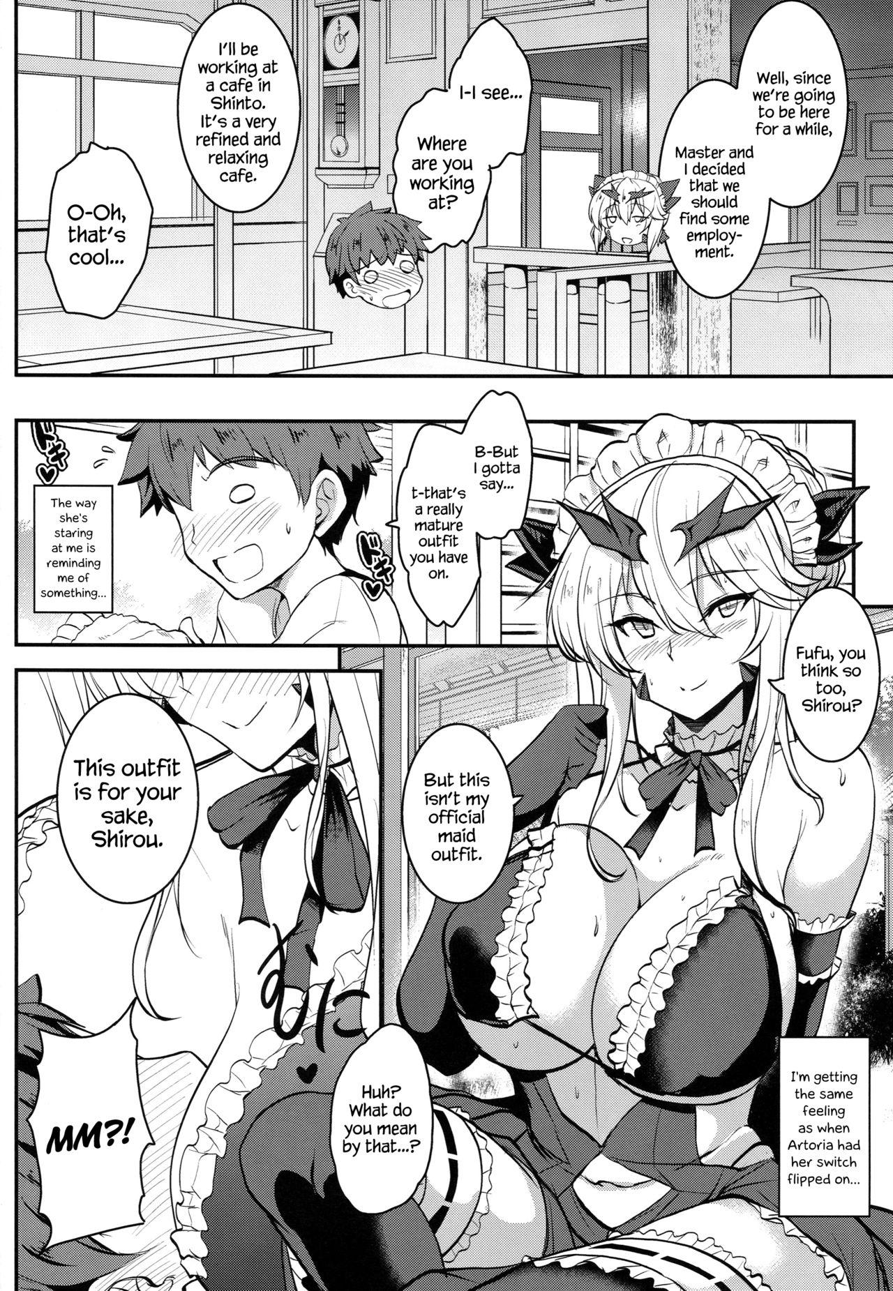 Girl Sucking Dick Tonari no Chichiou-sama Gomaku - Fate grand order Nurumassage - Page 13